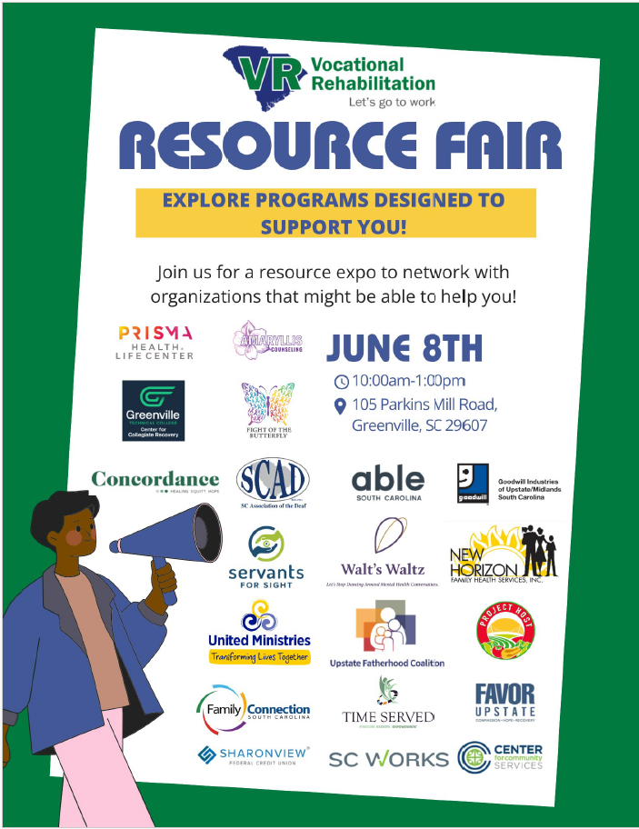 Vocational Rehabilitation Resource Fair - Join us! 