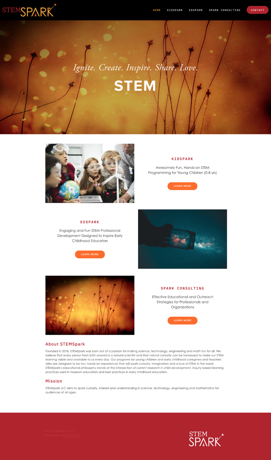 STEMSpark Homepage