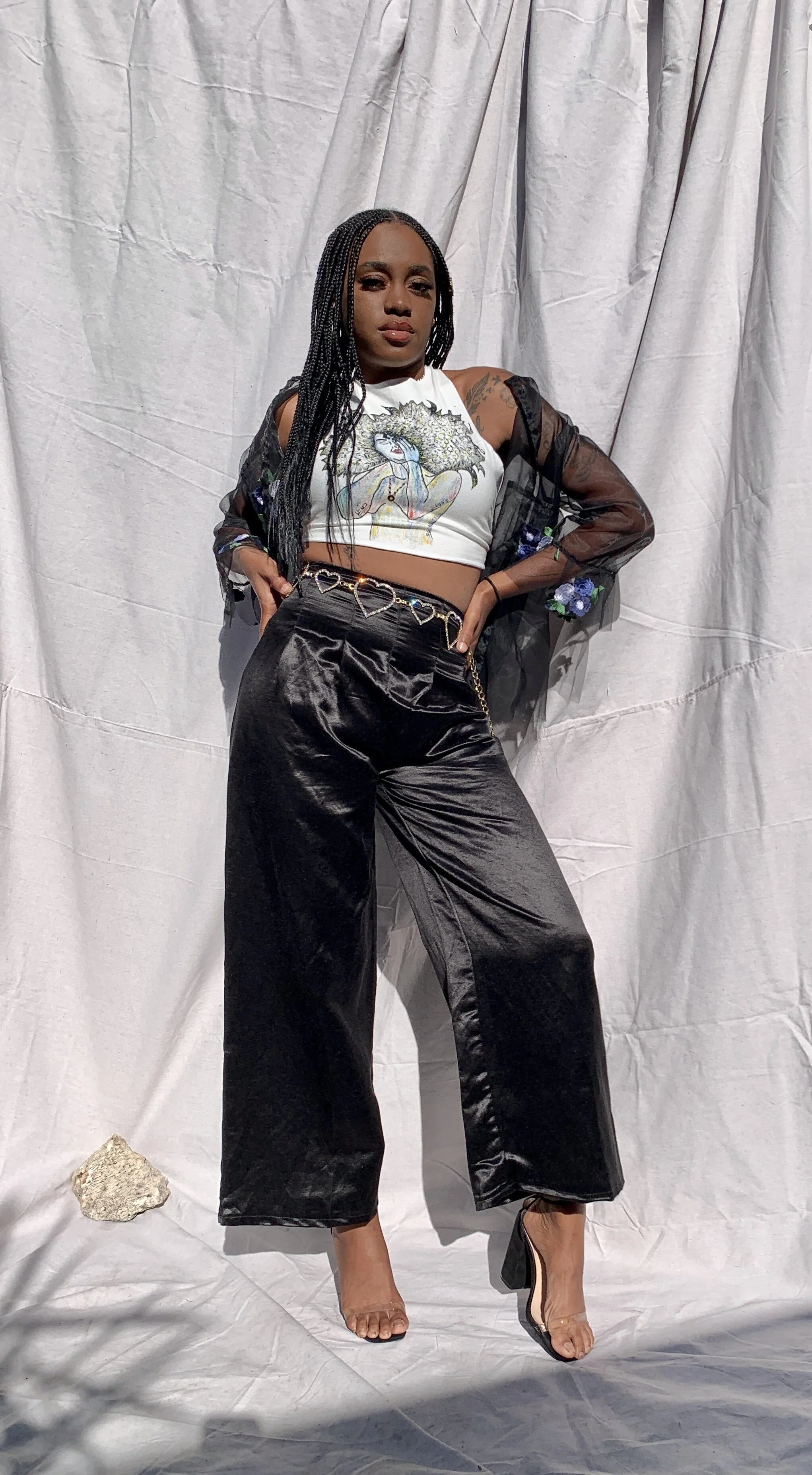 The Hemp Flare Silk Pant