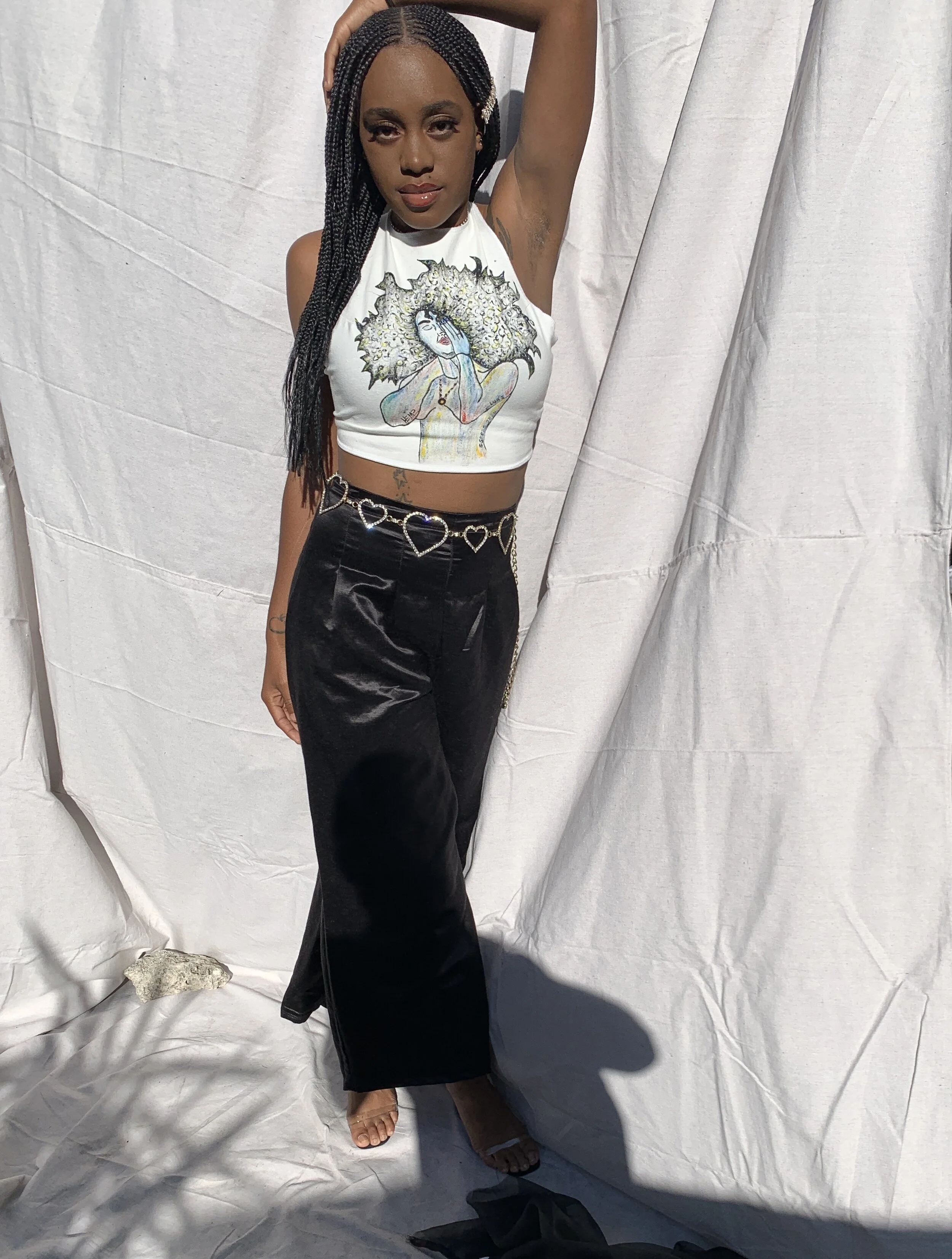 The Painted Halter Top