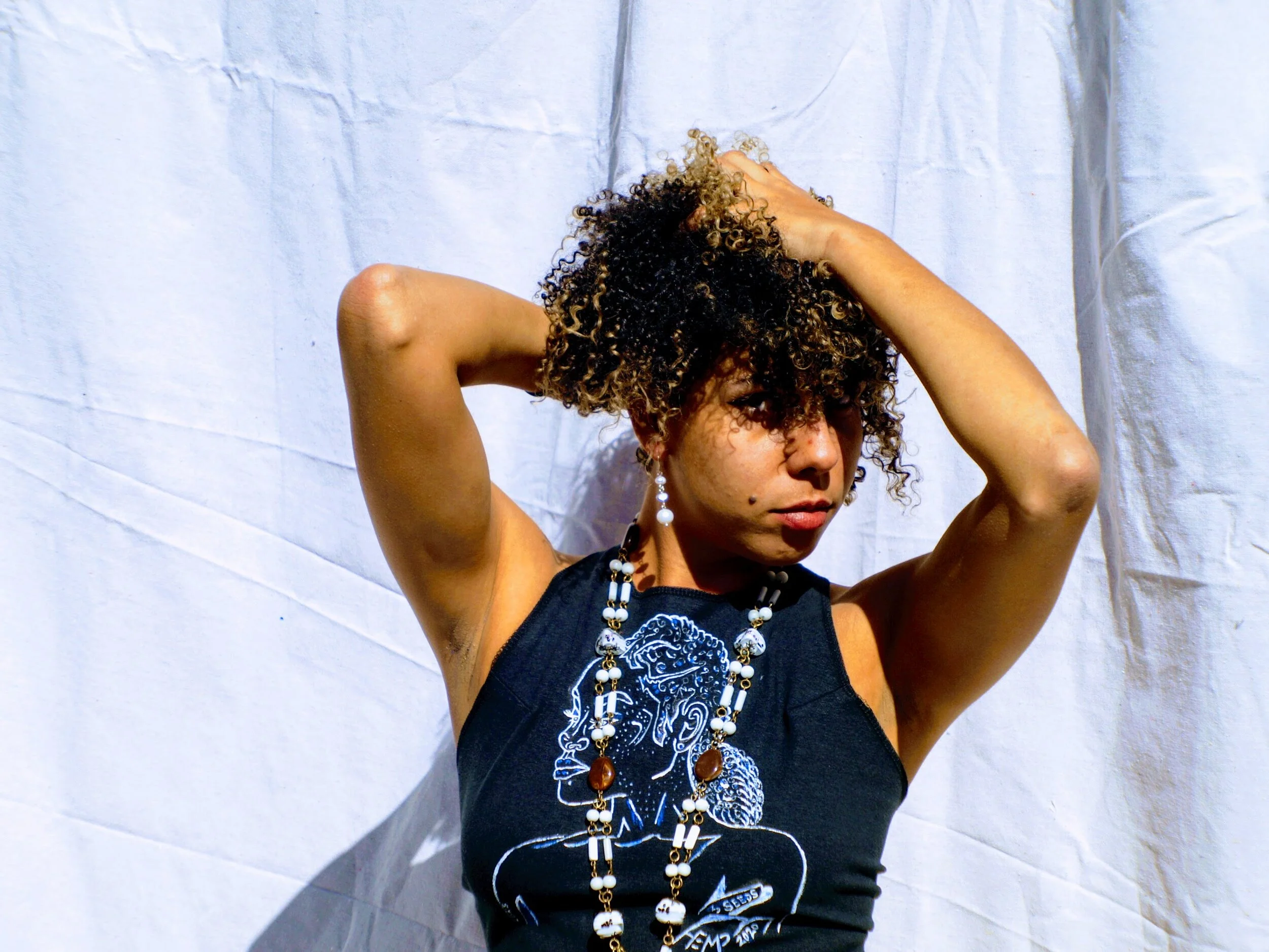 The Painted Halter Top