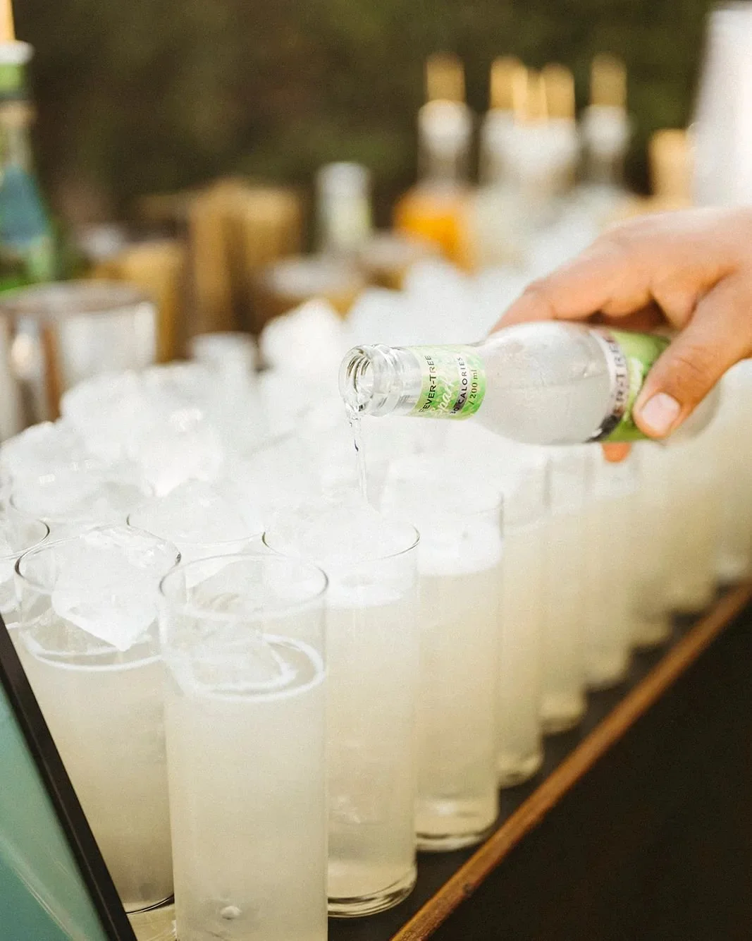 What better way to say welcome 🤌

Summer Spritz 

Vodka, Basil, Chamomile, Lemon, Fever-Tree Lime &amp; Yuzu

Photography: @matthewdavidstudio