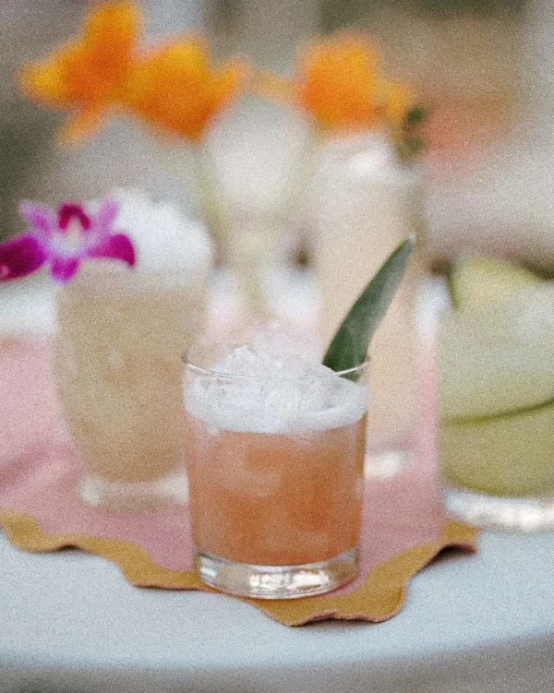 But make it tropical 🍍

Dos Besitos

Tequila Blend, Pineapple, Lime, Agave Grenadine

Photography: @bradybatesphotography