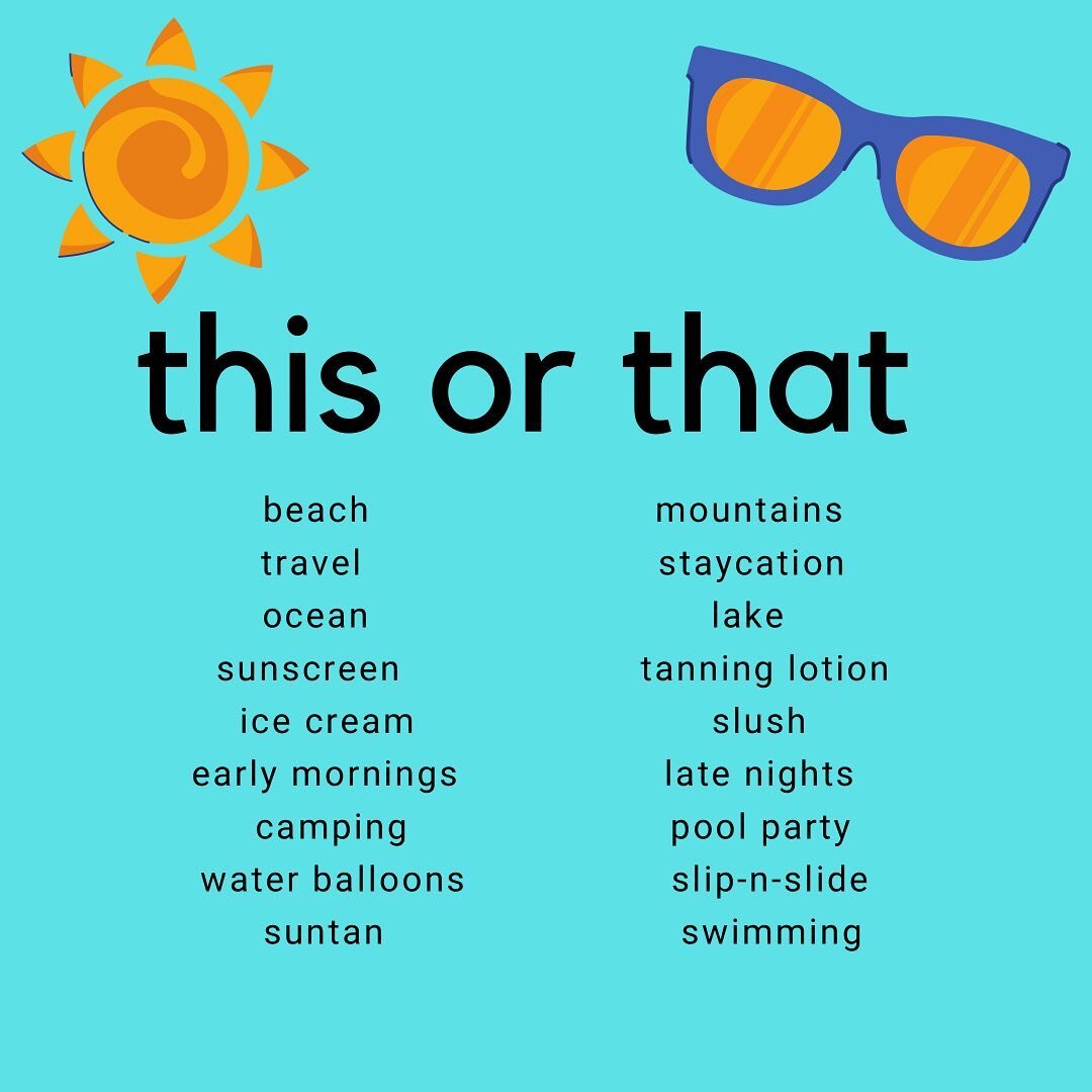 We want to know what your ideal summer is! Fill it out and tag us @yotesxa in your story so we can see your results! 
#yotesxa #yotelife