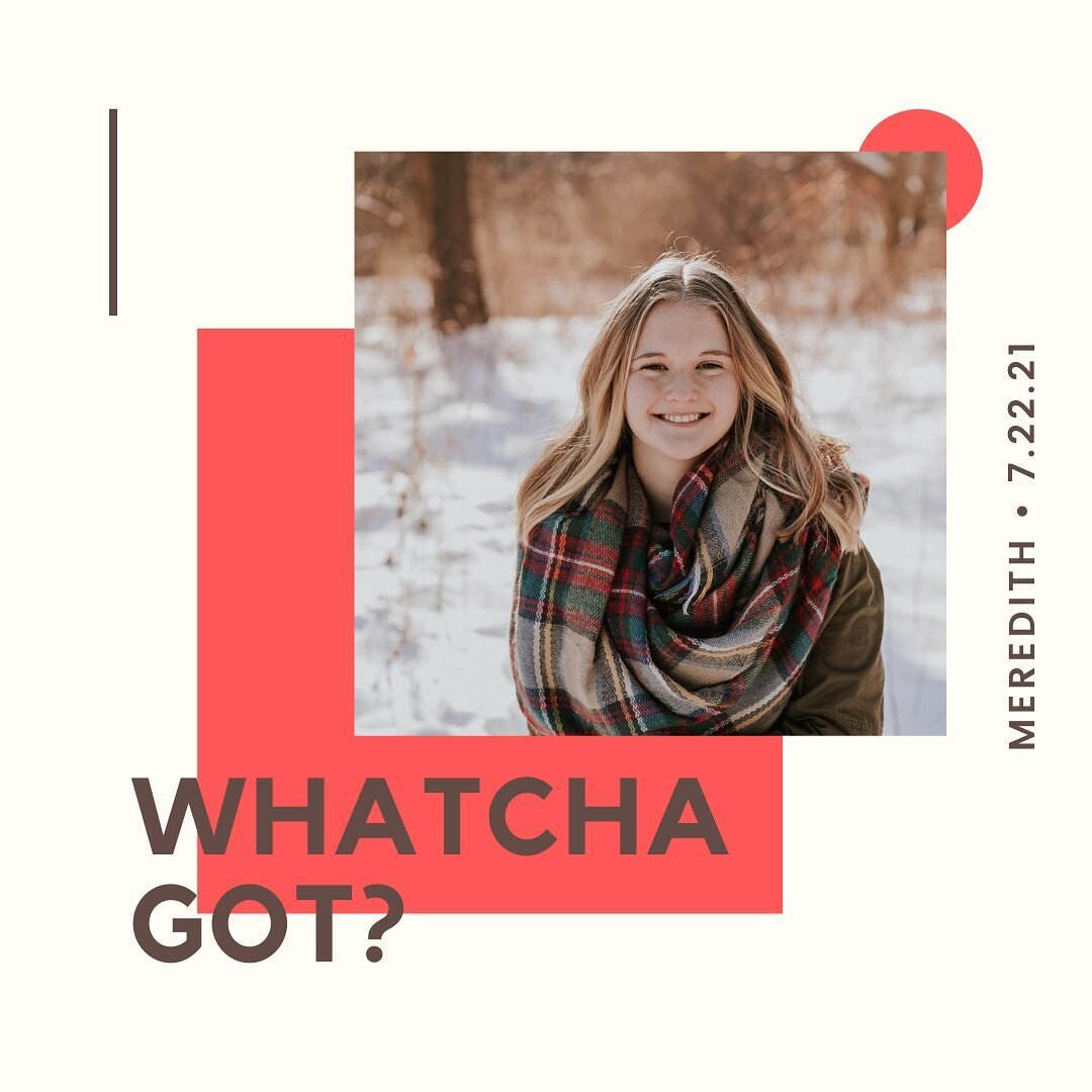 Check out Meredith&rsquo;s whatcha got and take a minute to really think about her question towards the end. We&rsquo;d love to hear your answers below!

&quot;When two years had passed, Felix was succeeded by Porcius Festus but because Felix wanted 