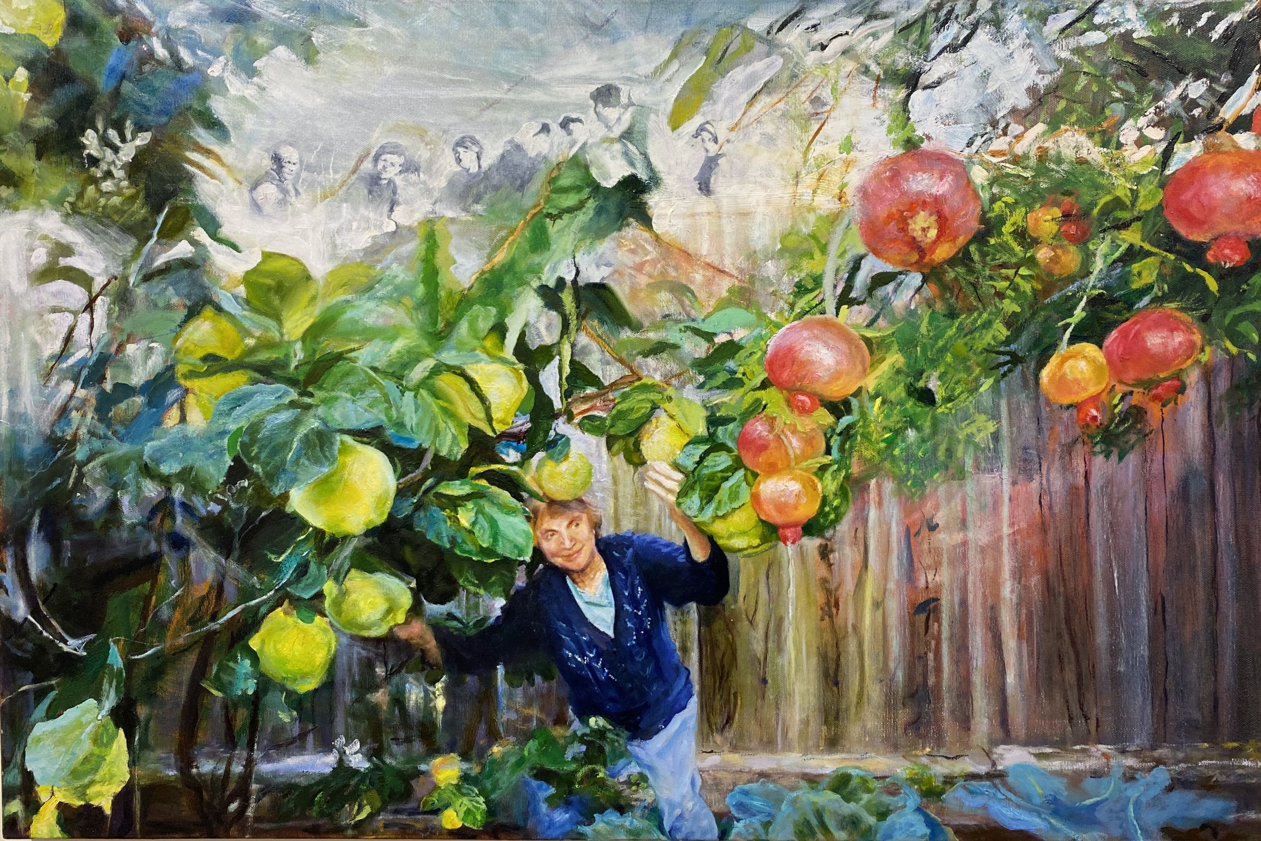 10. Backyard Memories and Fruit Trees | $1200 SOLD