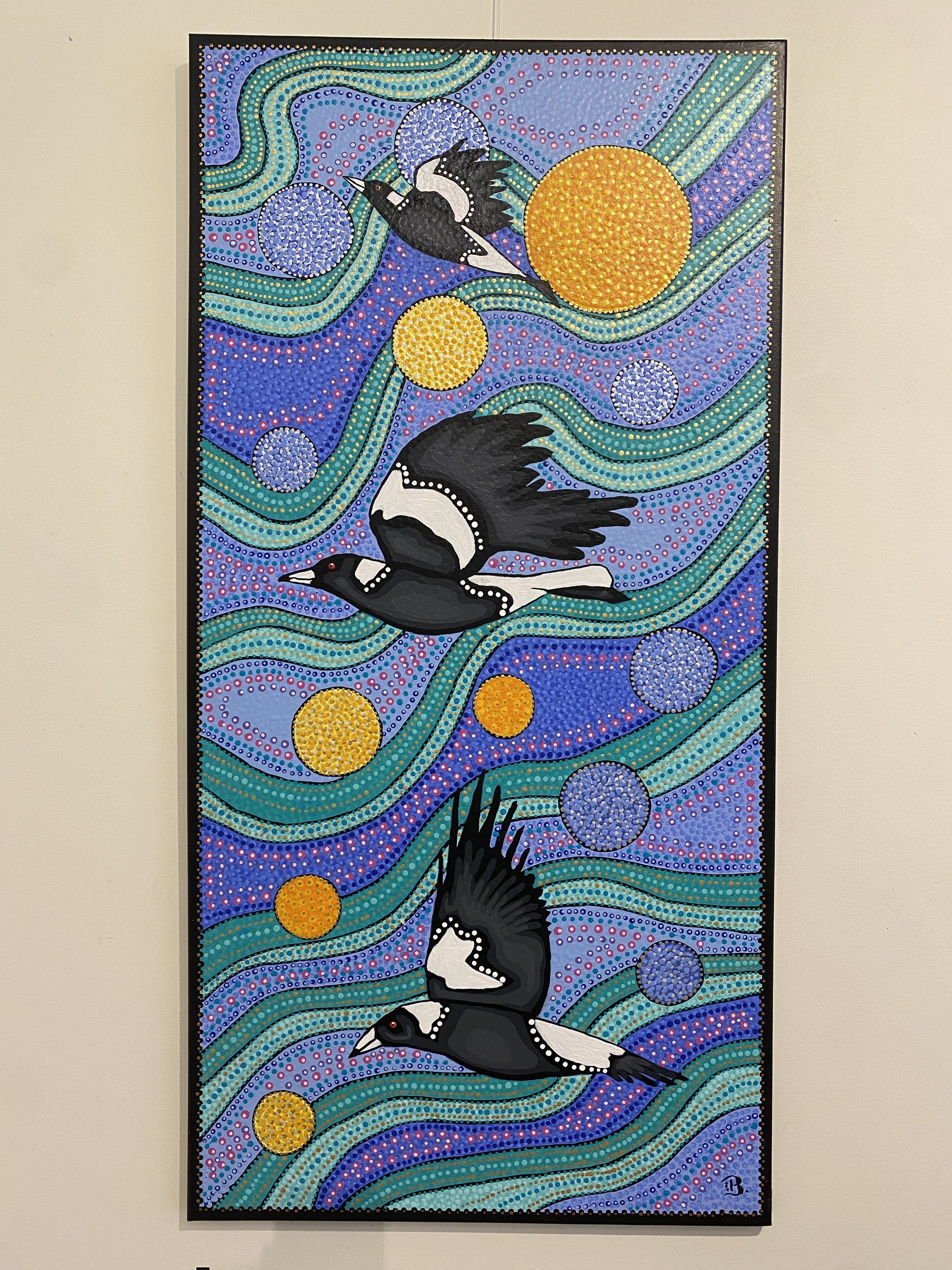 17. Magpies in Heaven | 122x61cm, $495