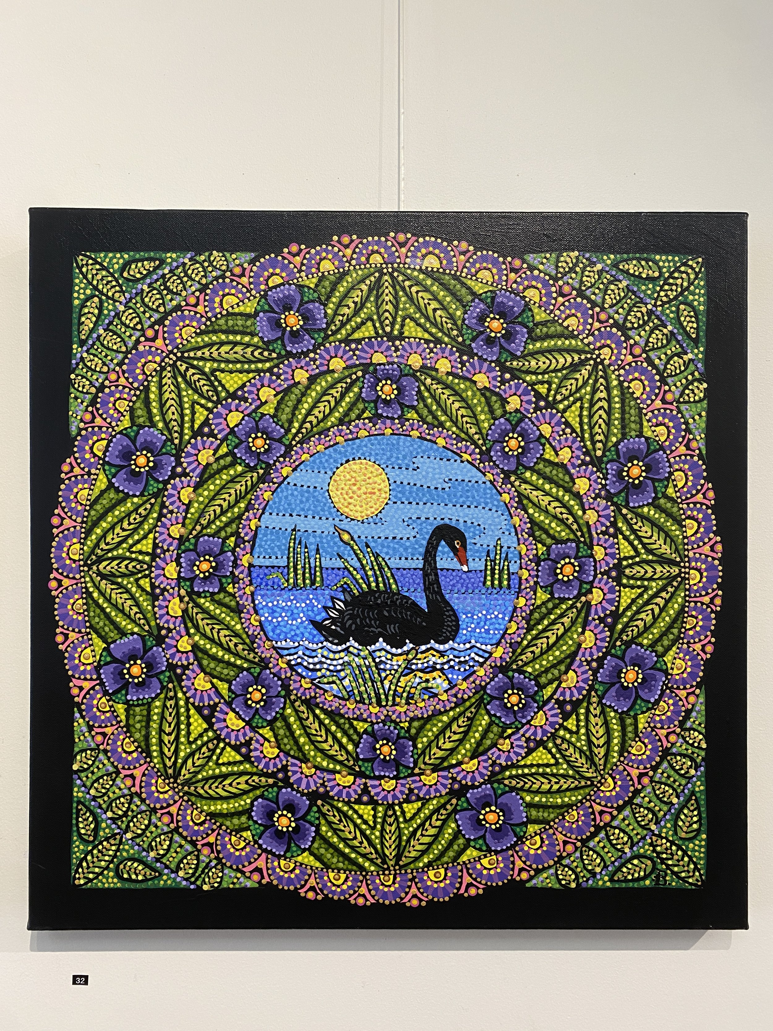 32. Black Swan | 61x61cm, $425