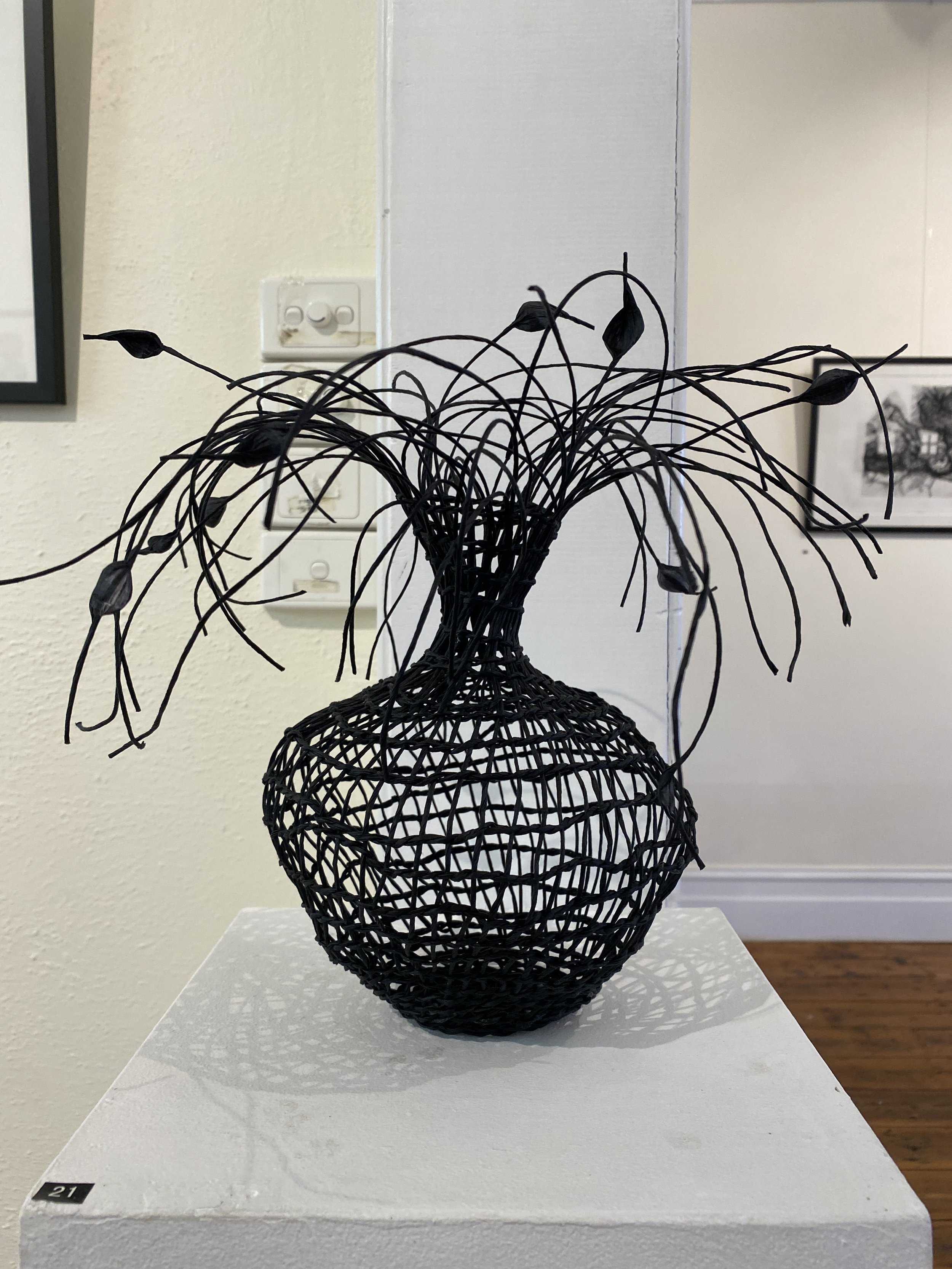 21. Black Vase | $75