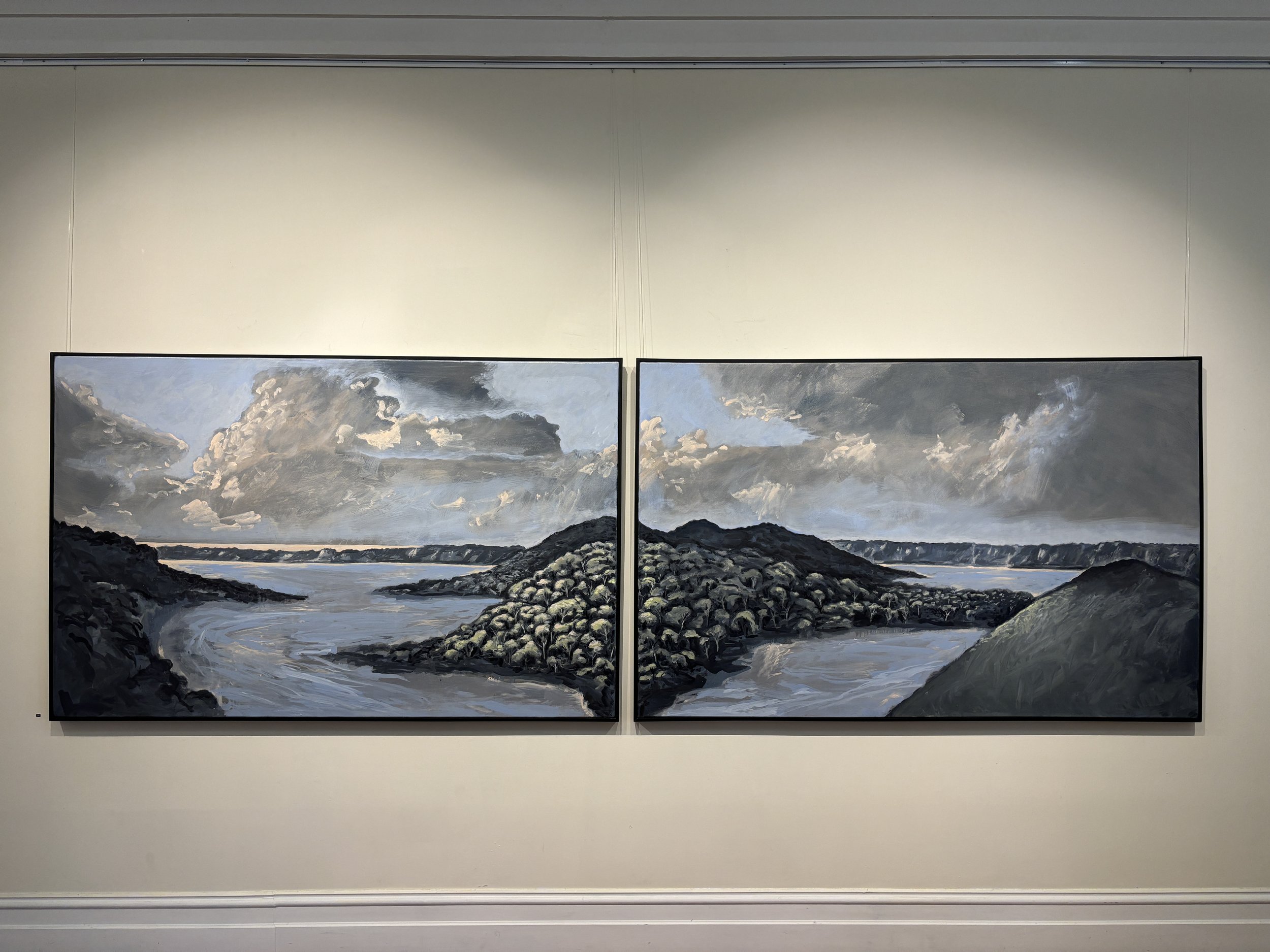 16. Tower Hill Diptych | $6000