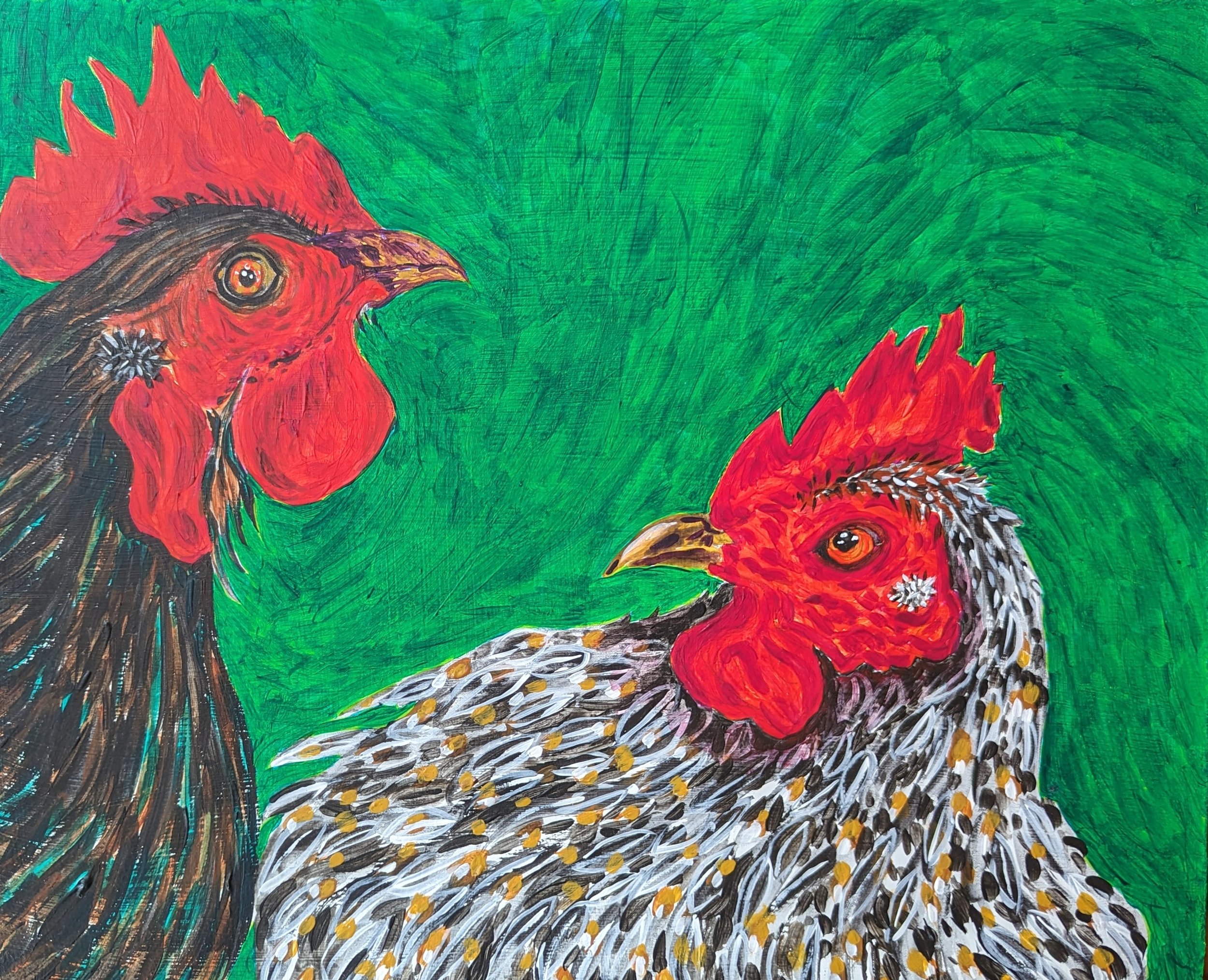 Barnevelder Rooster and Buff Brahma $200