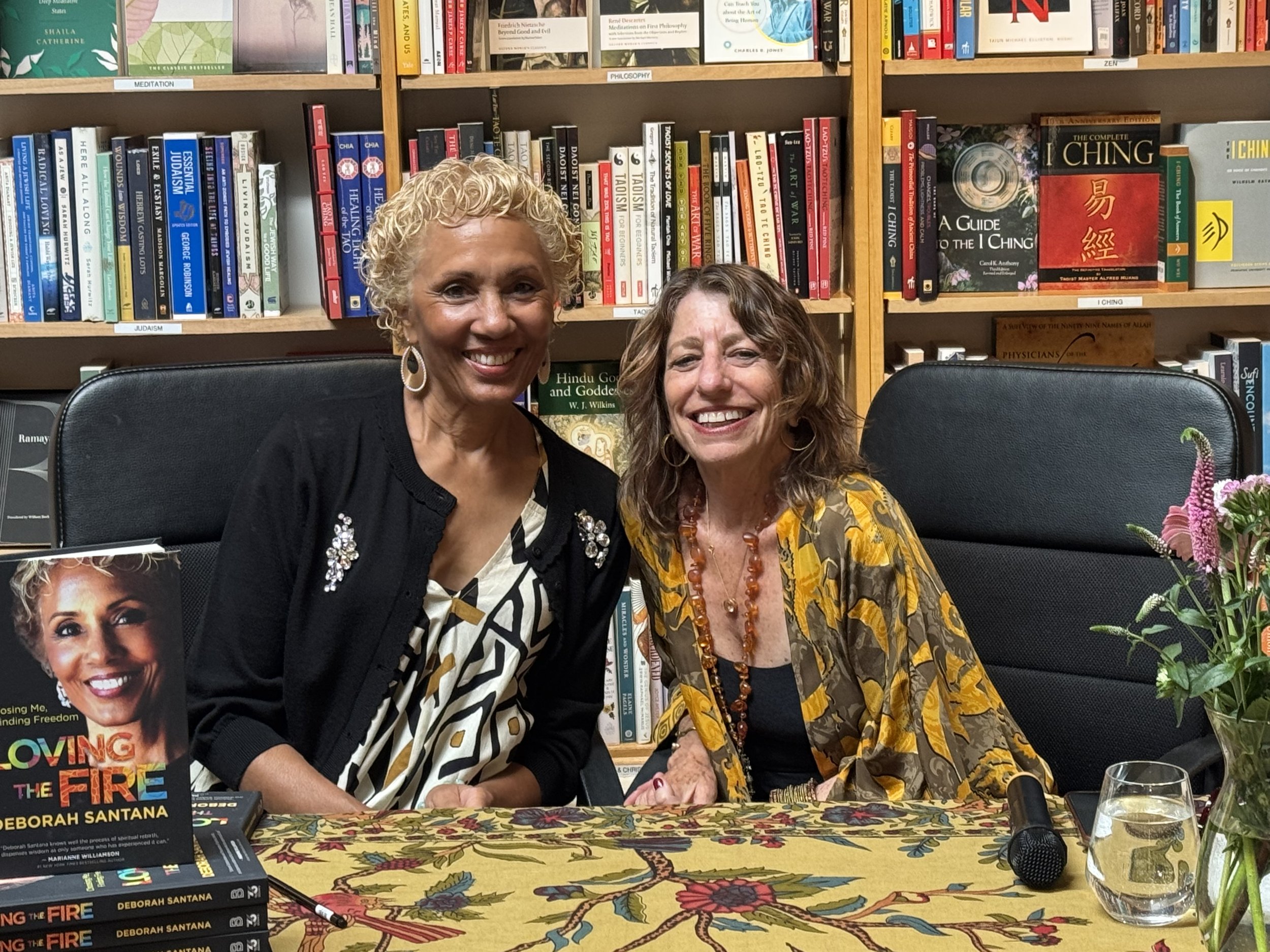Santa Fe, NM with author Mirabai Starr