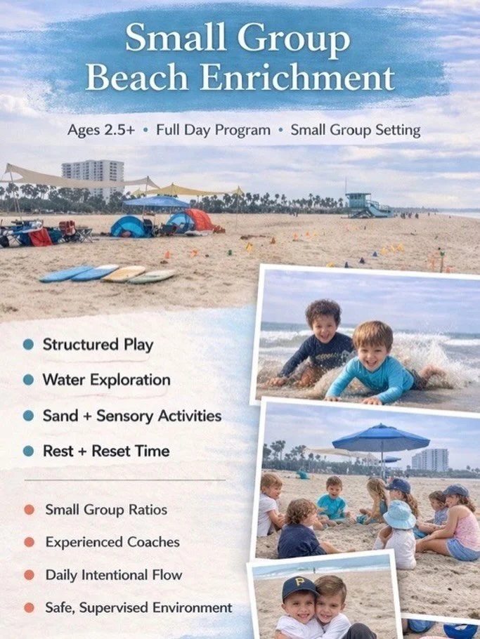 Coastal Kids heading to the OC this Summer opening our second location in Seal Beach!!

Small group beach enrichment for kids 2.5+
Safe, structured, and actually intentional.

&bull; Water play + sand exploration
&bull; Movement, confidence, social g