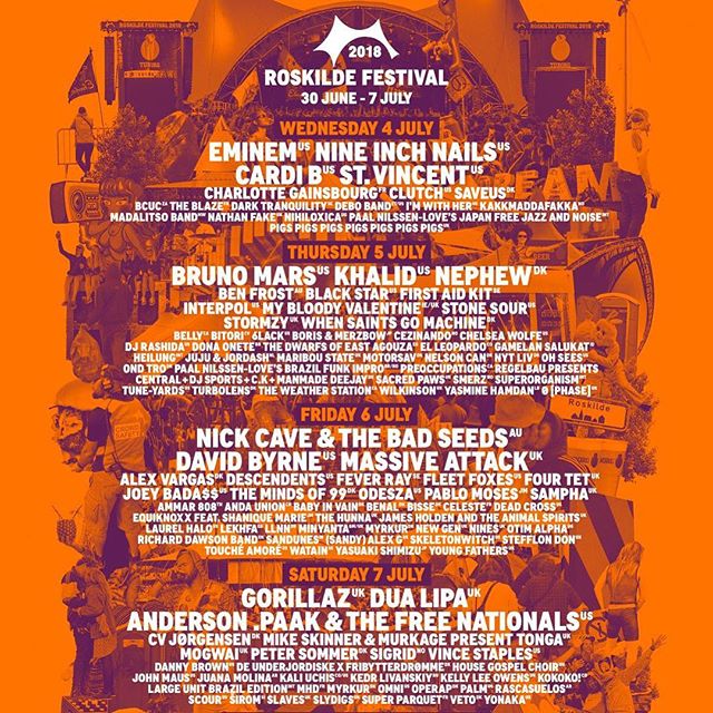 Only a week to go! Large Unit Brazil edition at Roskilde Festival, DK. #largeunit #roskildefestival #brazil
