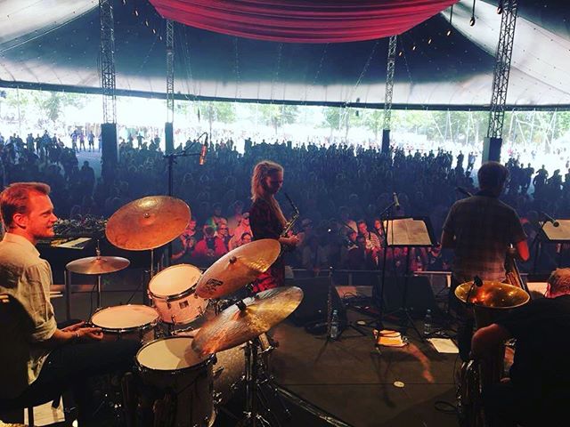 Christian Meaas managed to get a shot from our point of view from last nights concert at the Roskilde festival! 
Pretty cool that there&rsquo;s room for music like ours at such a big stage at one of the worlds biggest music festivals!
#blastoise