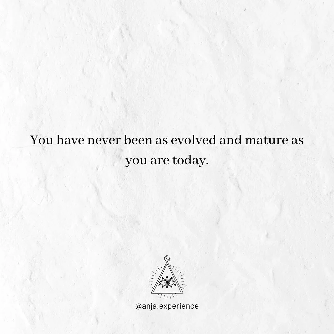 Right now, you are your full potential.
Who you are today is the best version of you right here, right now.
You have never had as much experience as you have today.
You have never been this mature before.
You have never lived as many days, hours, min