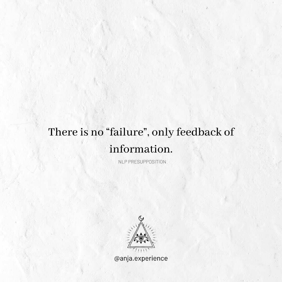 ✨HOW &ldquo;FAILURE&rdquo; WORKS✨
Within NLP, I work with meta-programs (perceptual filters we use, like lens with the ones we see the world).

When we think that we failed (past-oriented) or that we might fail (future-oriented), we are simply holdin