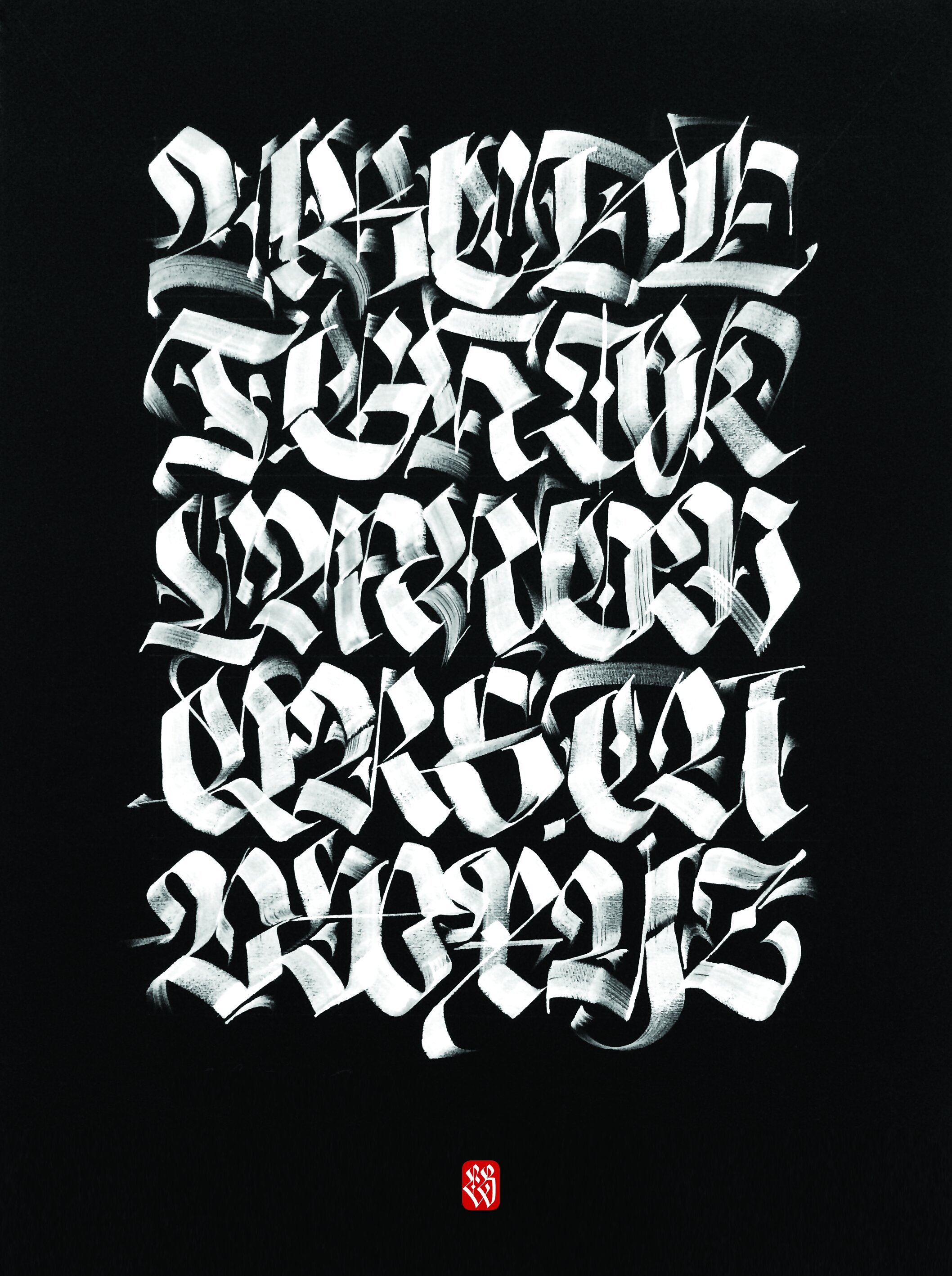 black letter calligraphy