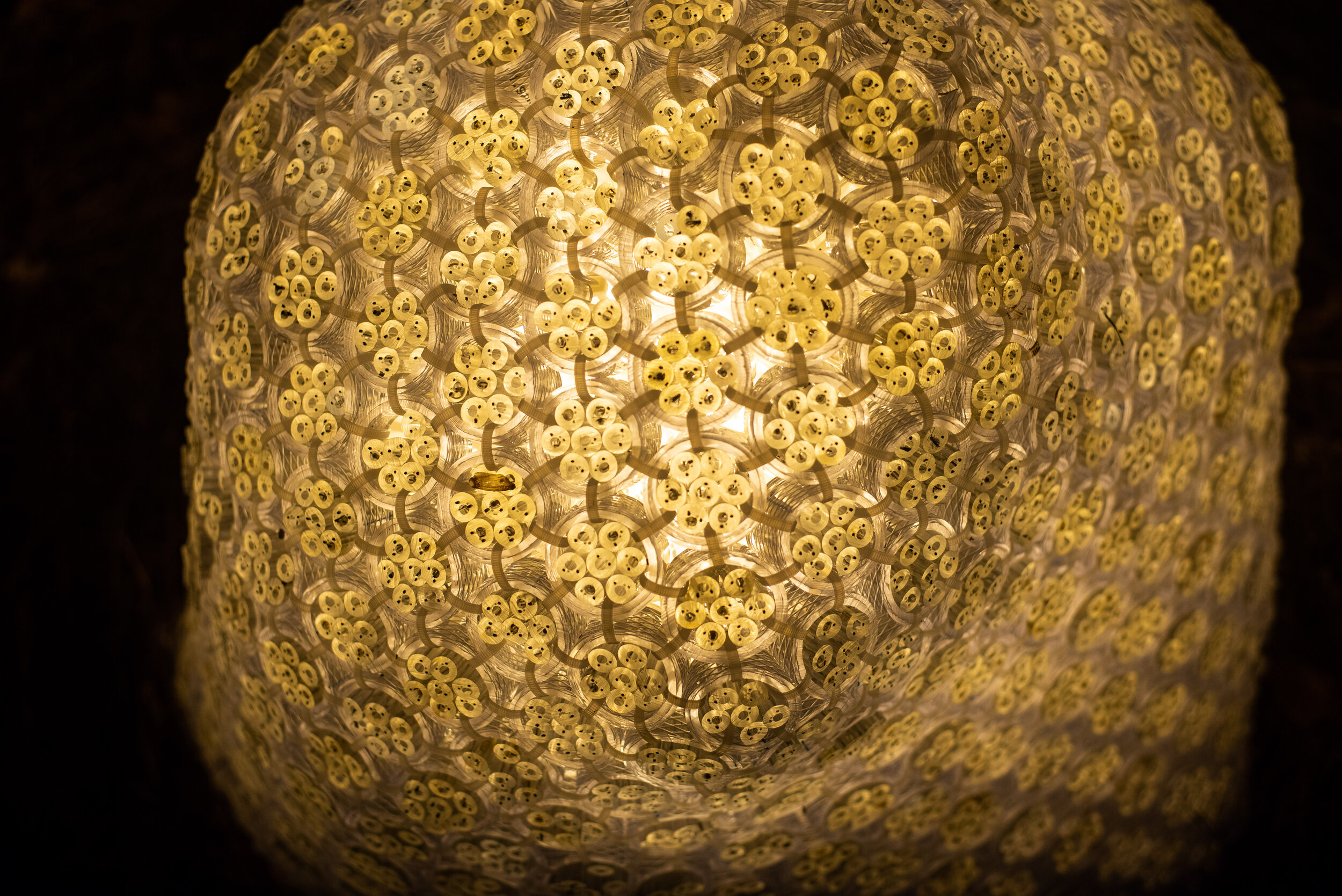 Honeycombs, detail of larger temporary site-specific installation