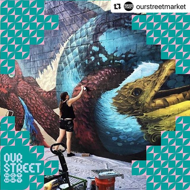 #Repost @ourstreetmarket ・・・
Shxt is getting real! 🙌🏮Were honored to announce that the NGT MKT will be hosting a Live Art Showcase presented by @1810gallery and @leaveyourmark 🙌 Catch them in front of the @rstreetwal tomorrow! For now peep the lin