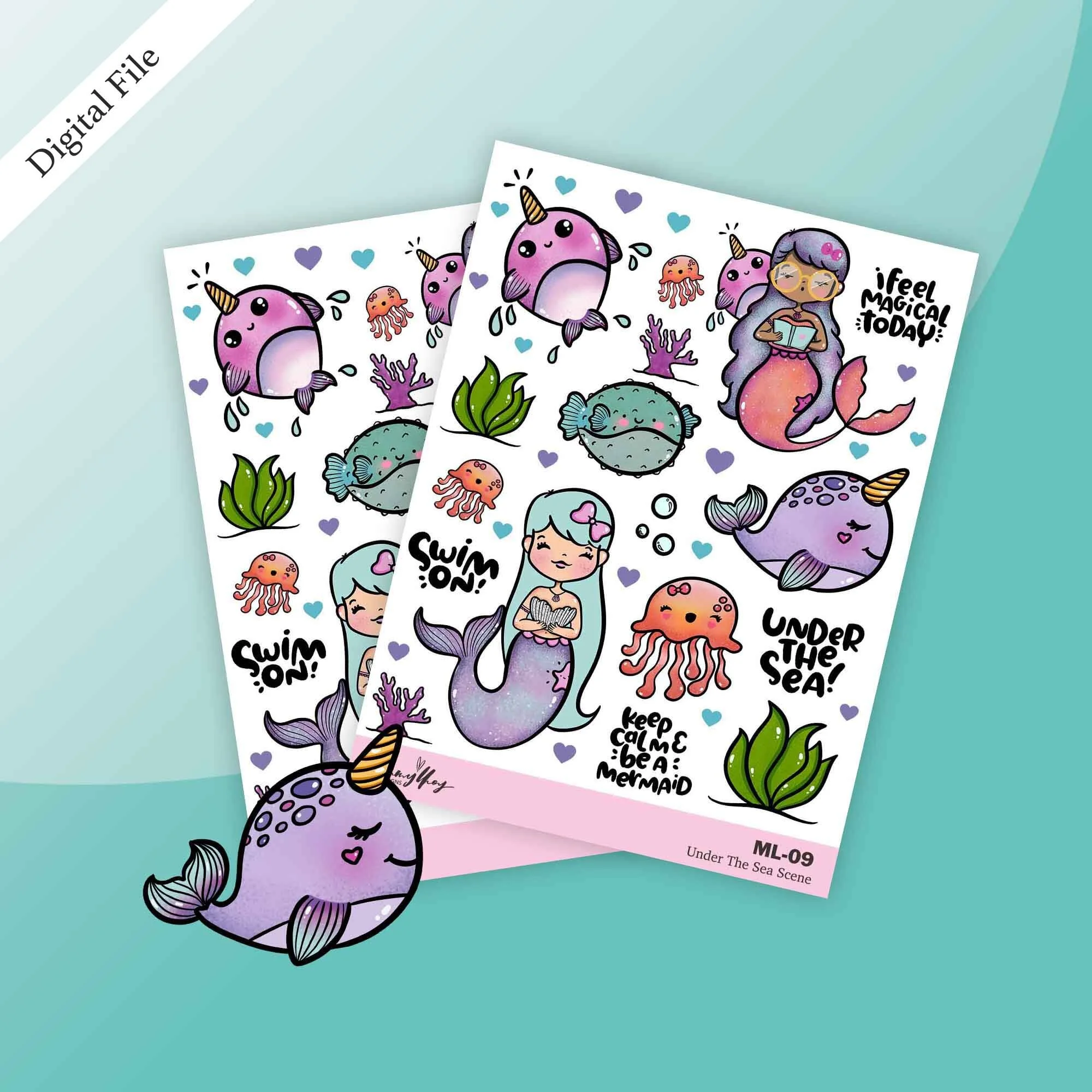 Under The Sea Sticker Set