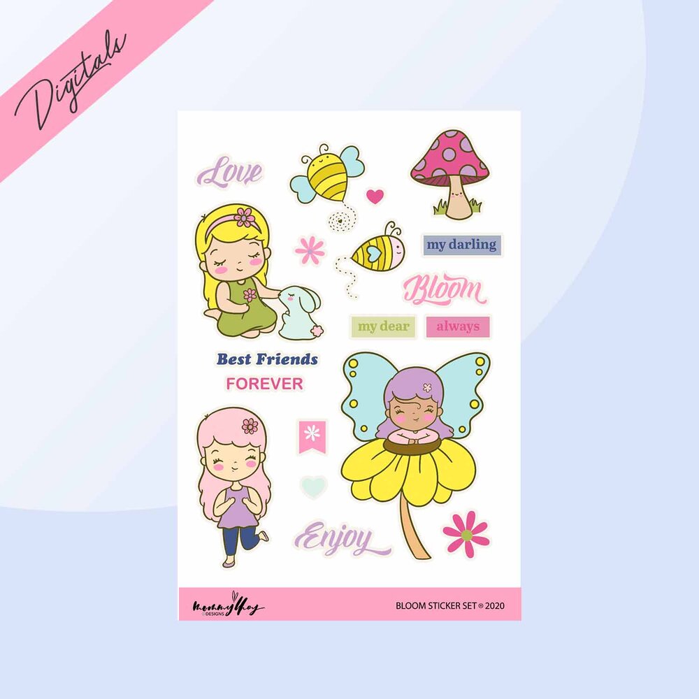Bloom Sticker Set — MOMMY LHEY DESIGNS