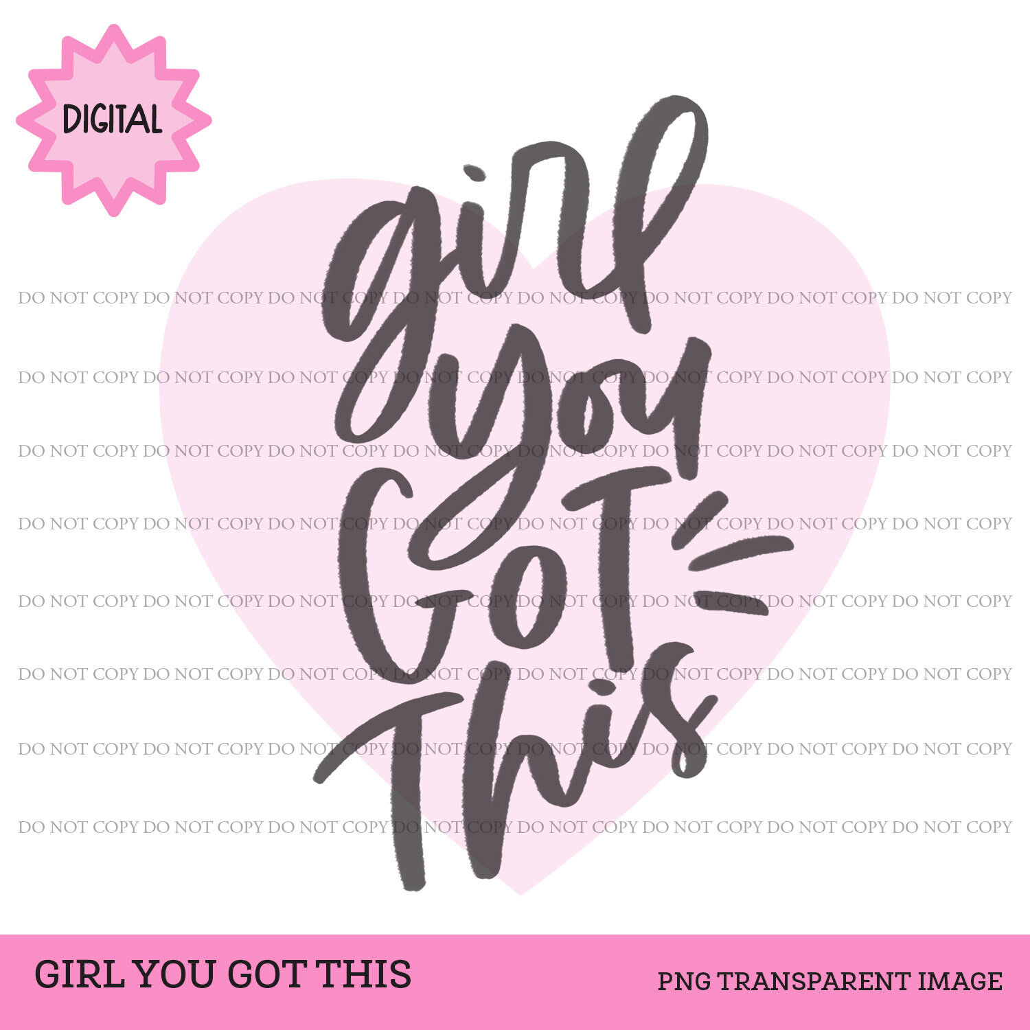 Girl you got this