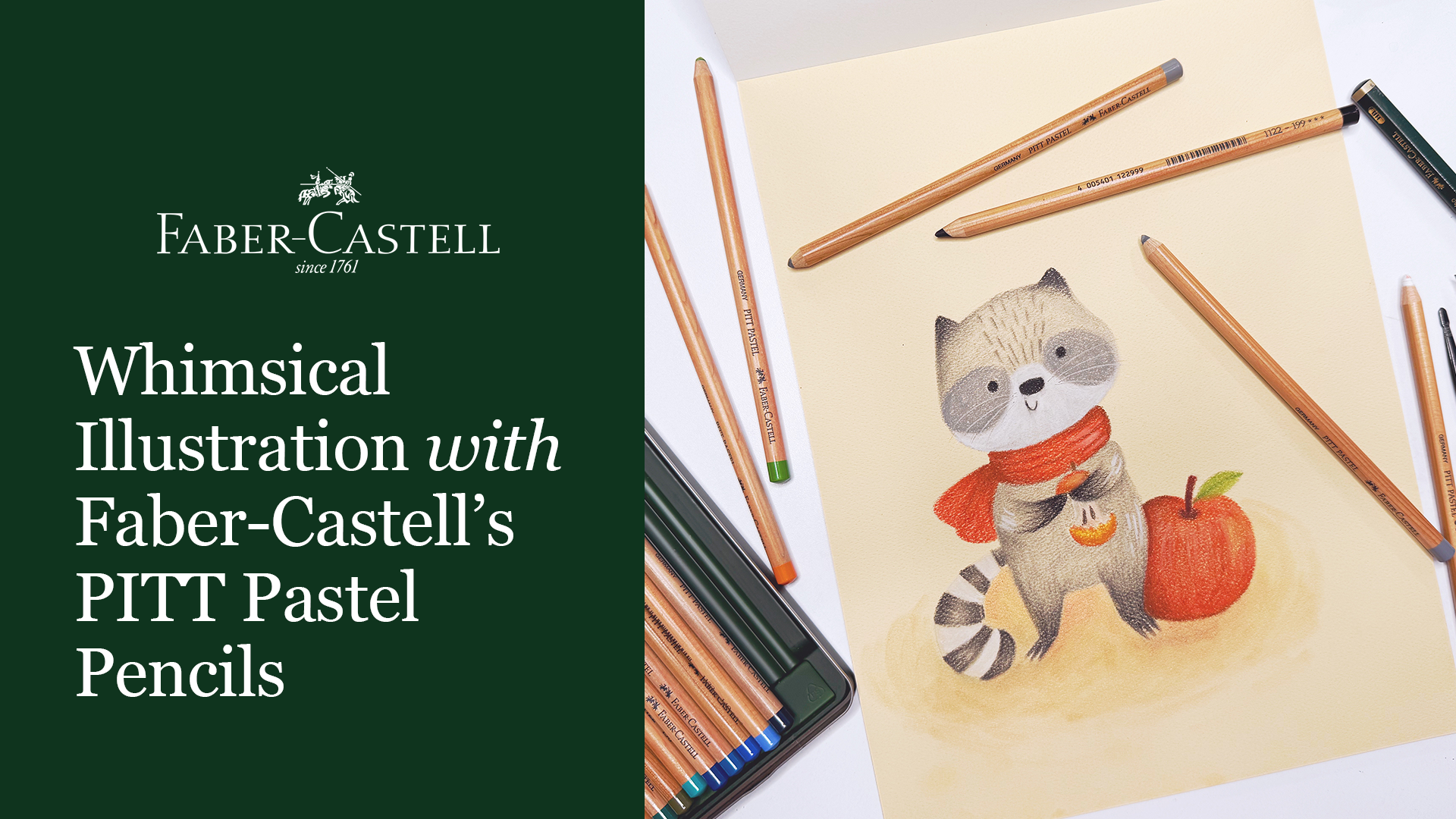 Whimsical Illustration with Faber-Castell’s PITT Pastel Pencils