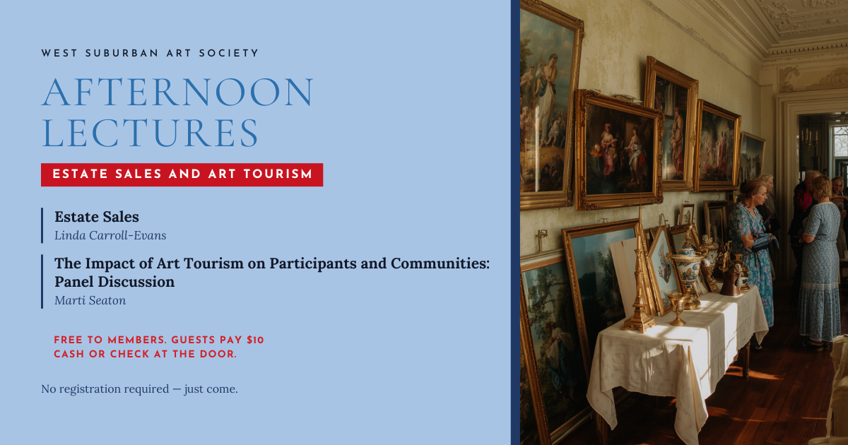 Afternoon Lectures: Estate Sales and Art Tourism