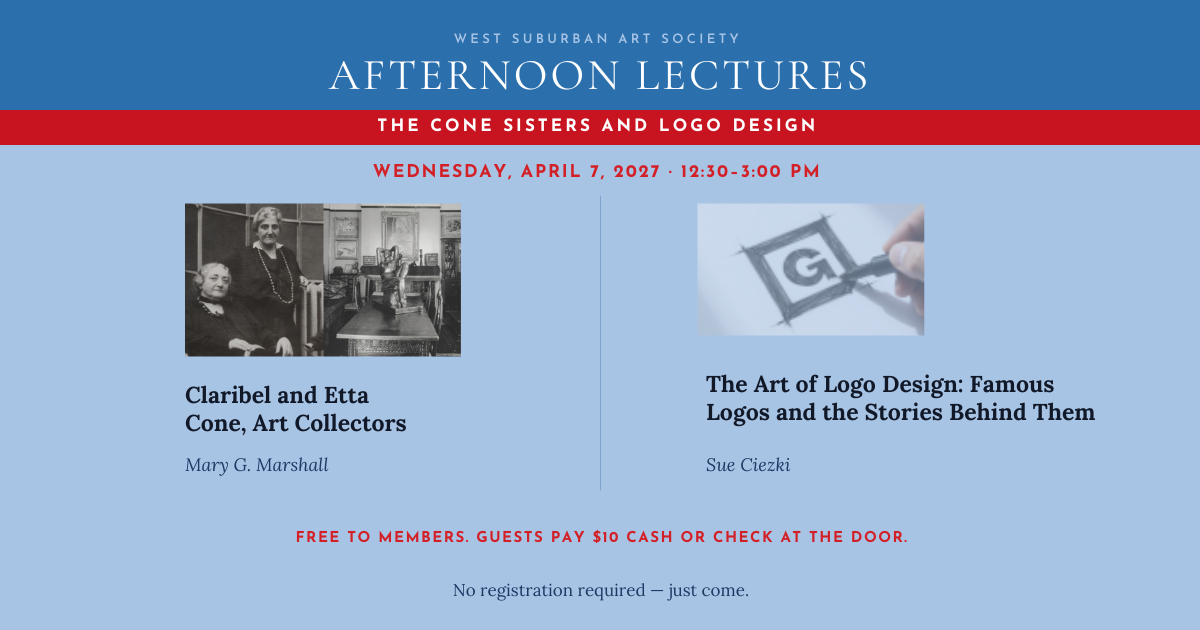 Afternoon Lectures: The Cone Sisters &amp; Logo Design