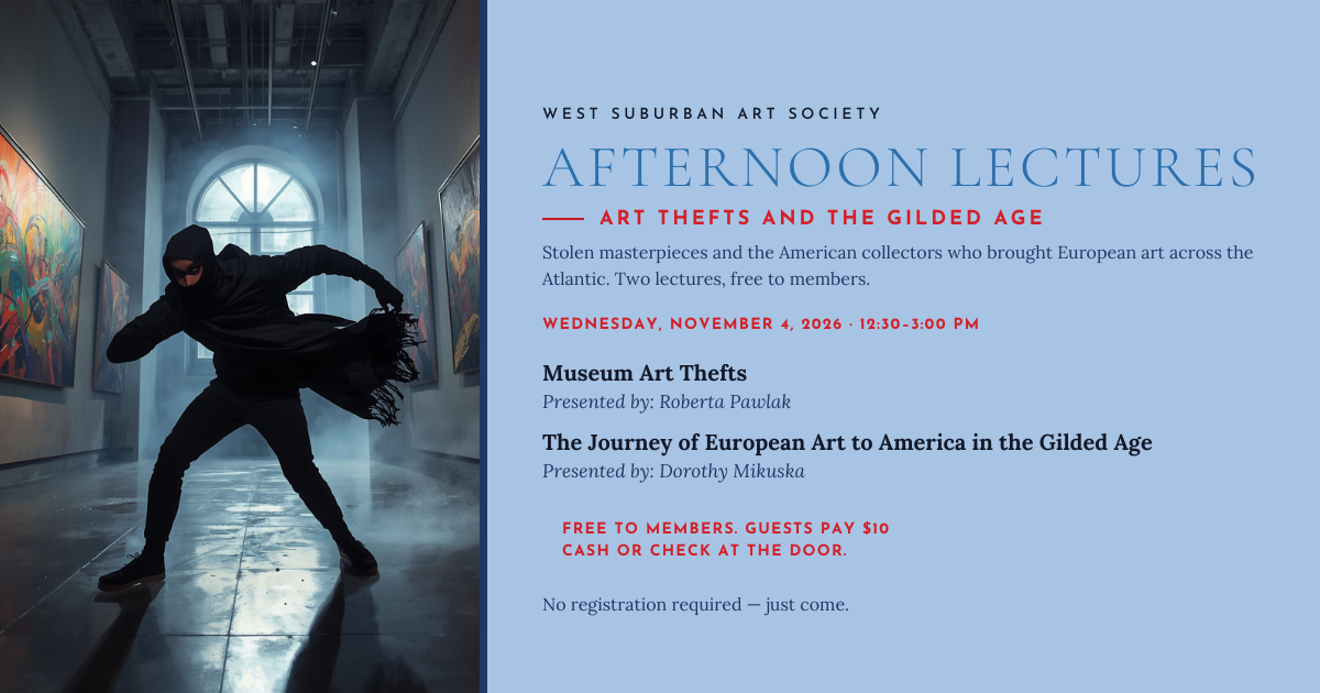 Afternoon Lectures: Art Thefts &amp; the Gilded Age