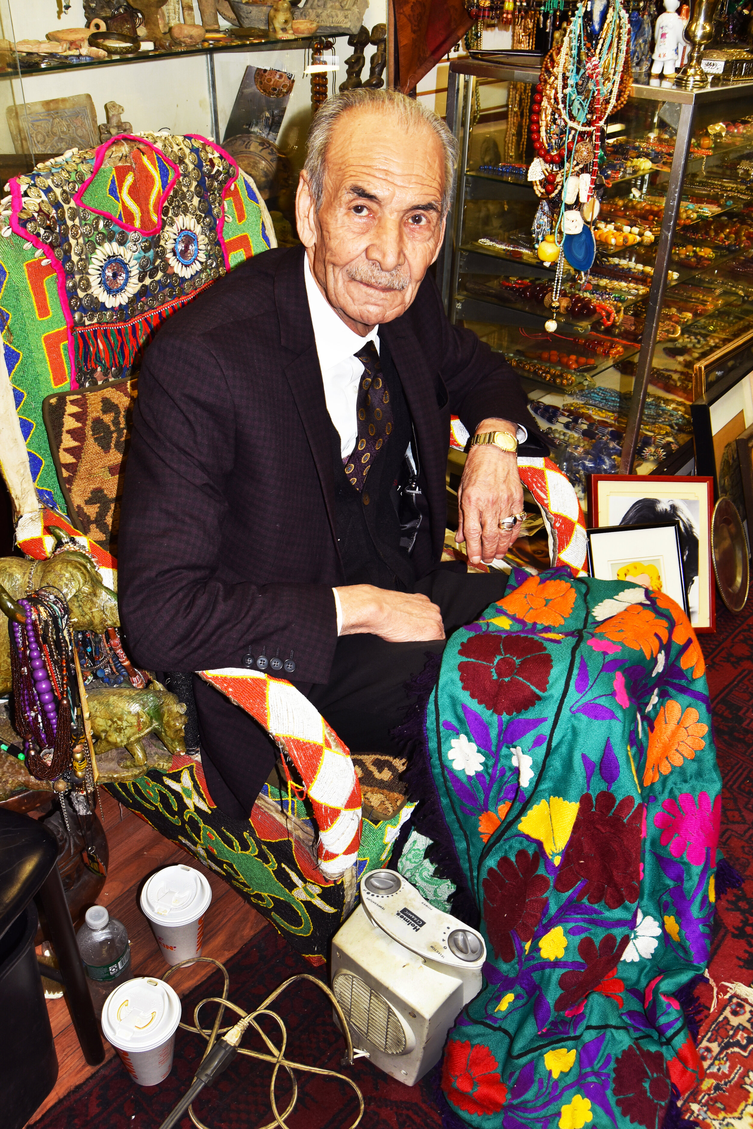  Abdul Nusraty, owner of Nusraty Afghan Imports.  