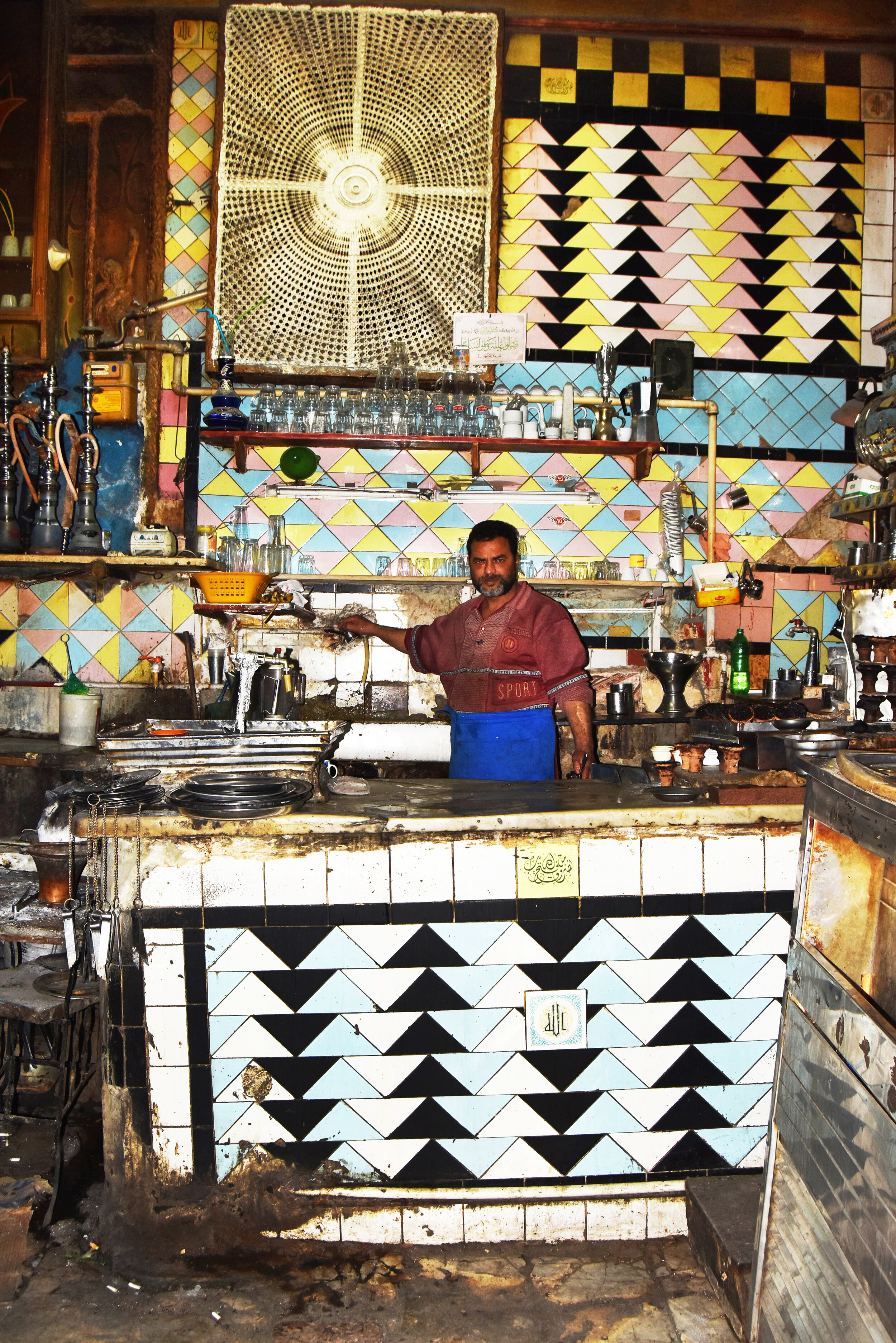  El-Shams Cafe in Cairo, Egypt. 