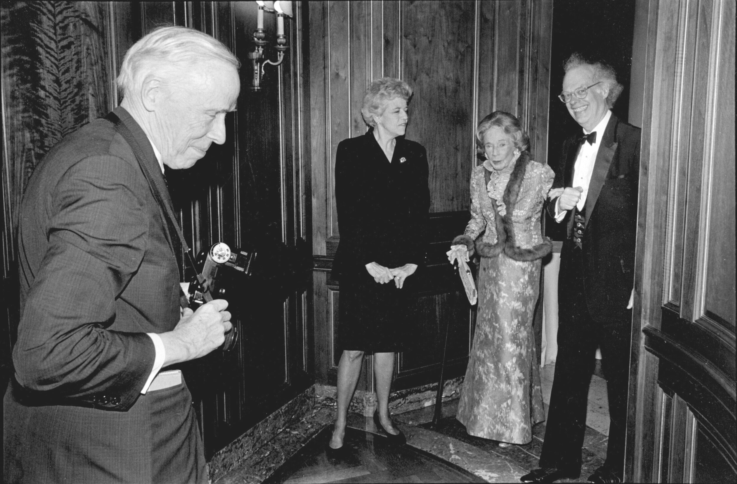  Bill Cunningham and Brooke Astor at the Frick. 