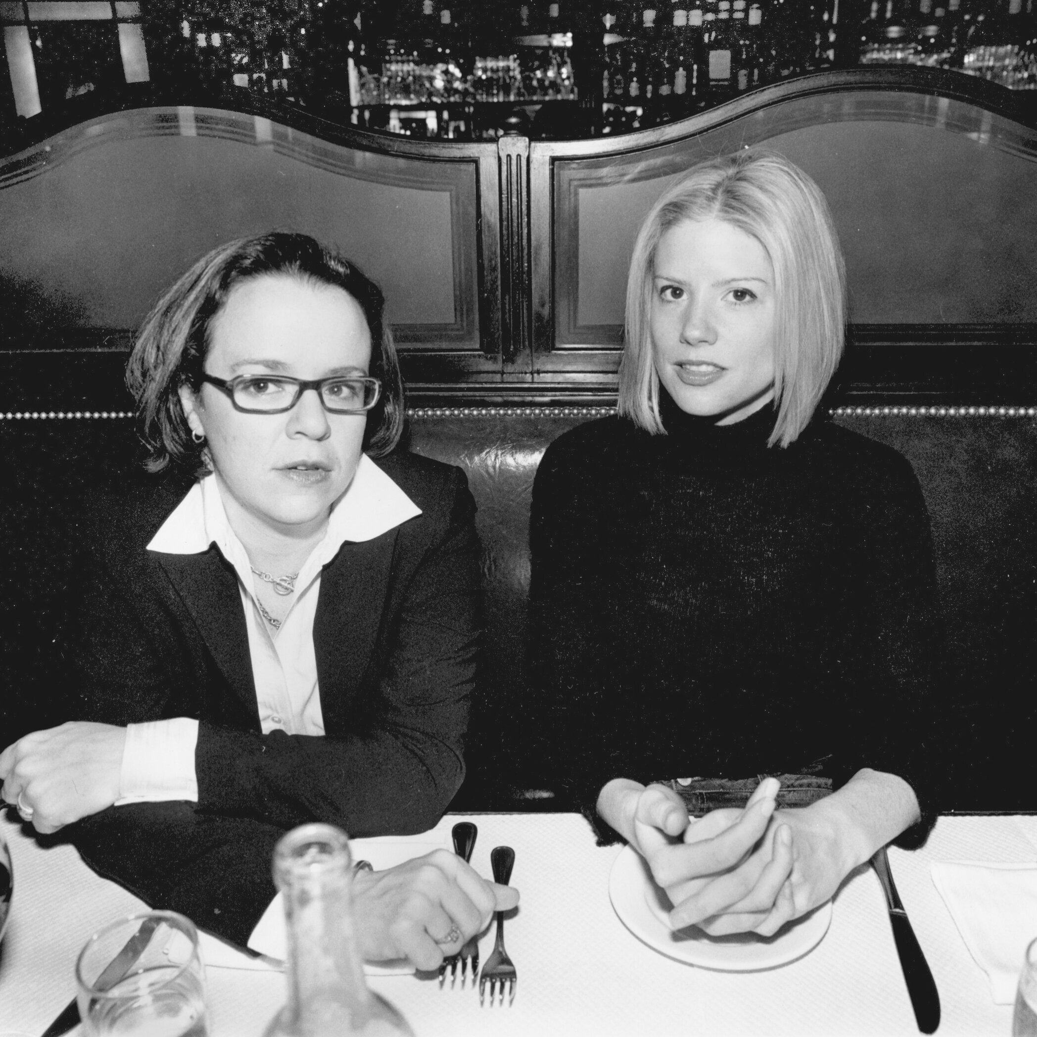  Jen Bluestein and Kirsten Powers at Balthazar. 