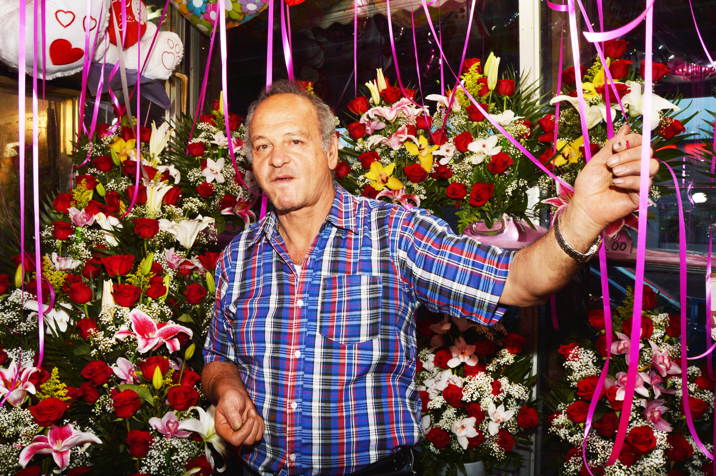  A florist on Jerome Ave in the Bronx.  