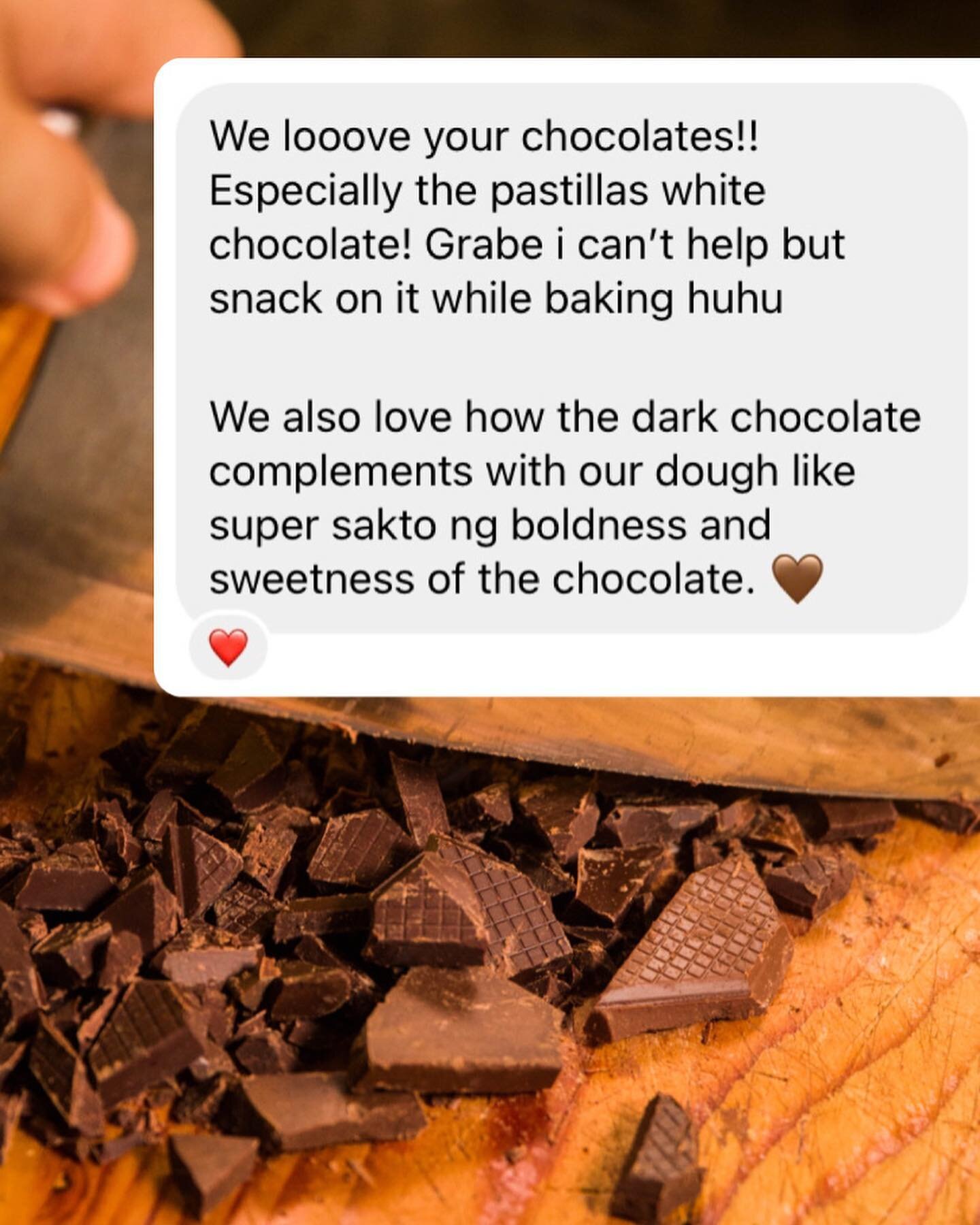 Made our week! 🥰🫶 What&rsquo;s your favorite %? 

All Chocolates are available on hand just DM us to order 💕🫶