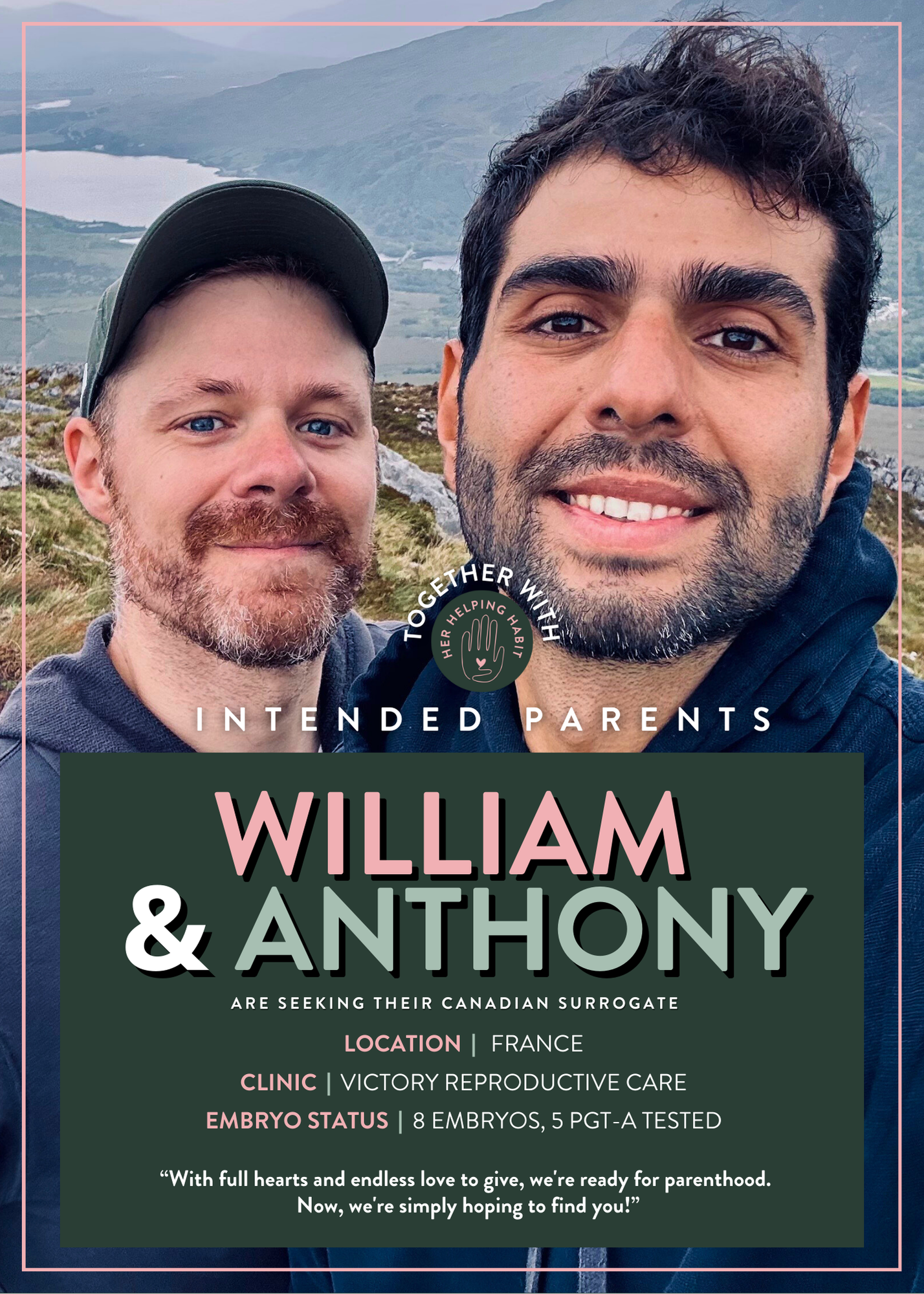 William & Anthony Seek Surrogate