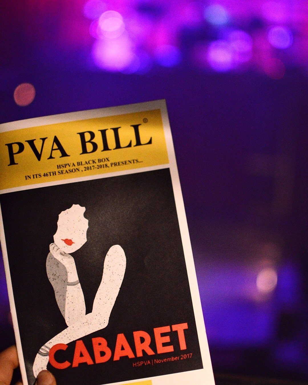 Playbill Cover Design