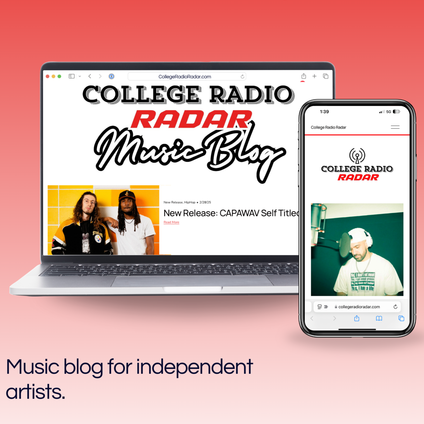 Blog Placement on CollegeRadioRadar.com