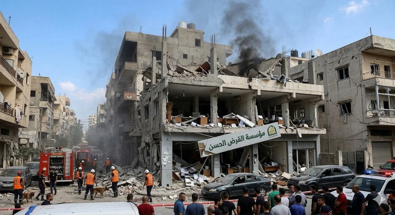 BRIEFING: ISRAEL AIRSTRIKE OBLITERATES HEZBOLLAH BANK 