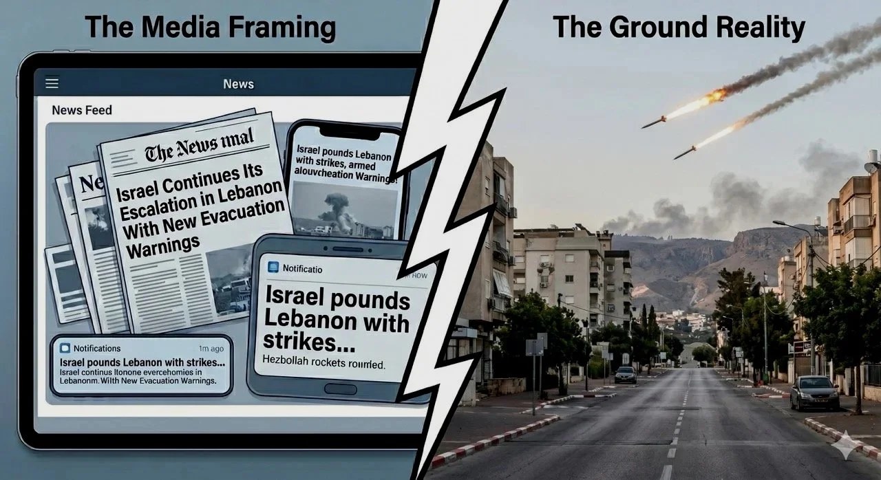 OP-ED: THE MEDIA’S INVERSION OF HEZBOLLAH’S WAR AGAINST ISRAEL