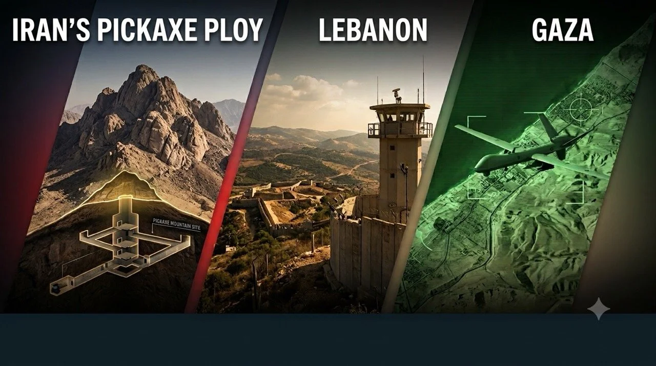 BRIEFING: IRAN’S PICKAXE PLOY, LEBANON’S TEST &amp; GAZA FRONT