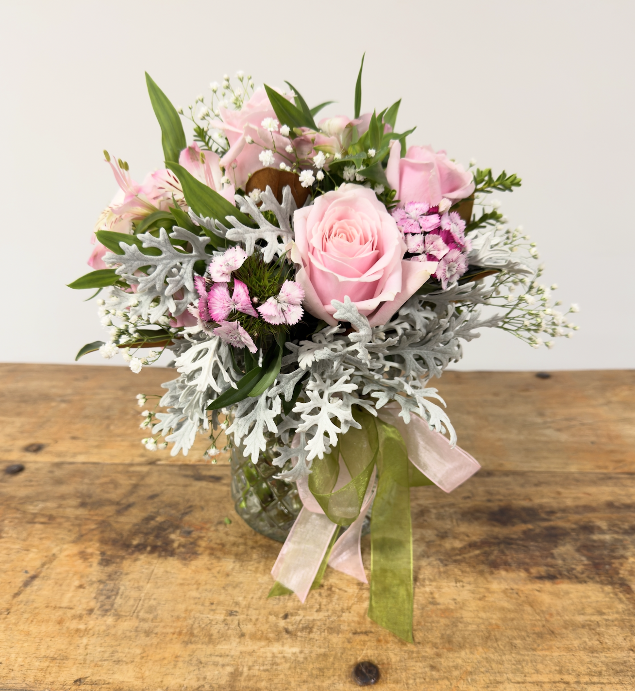 Seasonal Posy in a vase