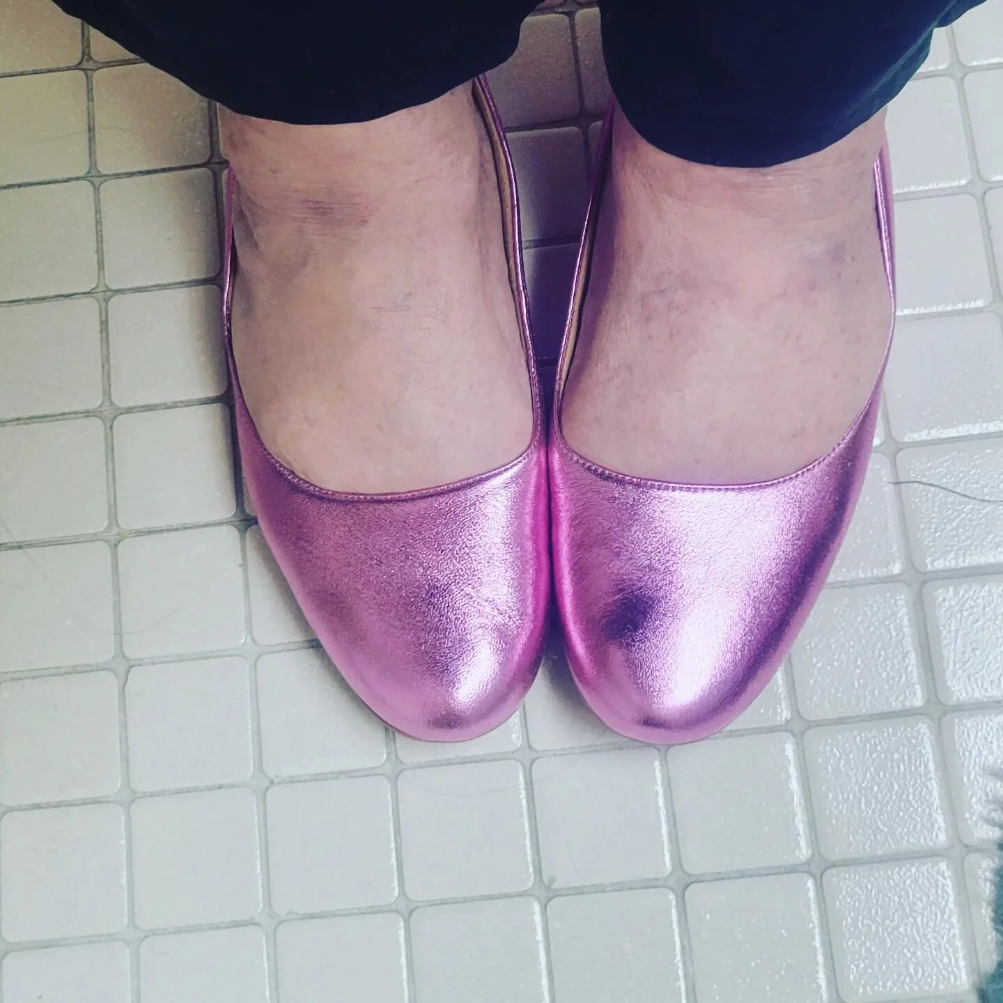 One great thing about being a grown-up is that you can buy yourself the crazy shoes that didn't come in your size when you were a kid.