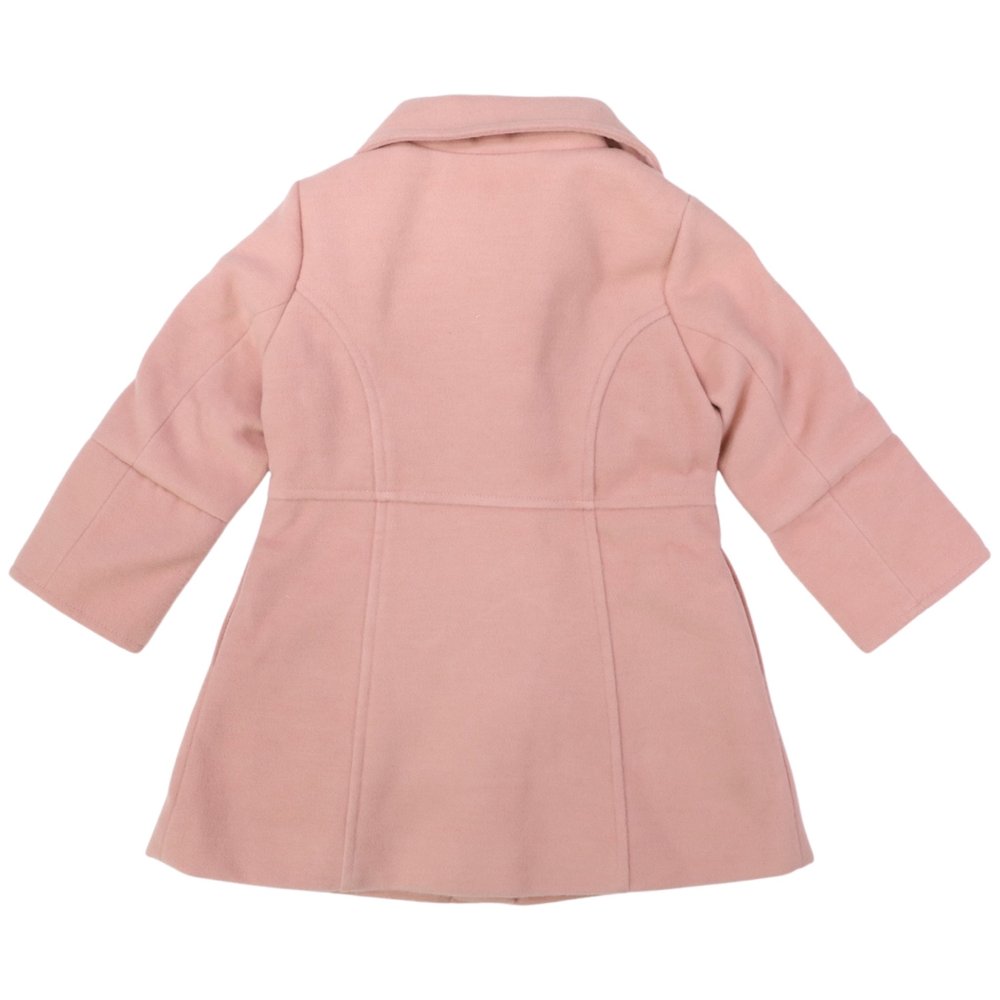 Korango Faux Wool Collared Overcoat Blush Pink — Mila & Rose