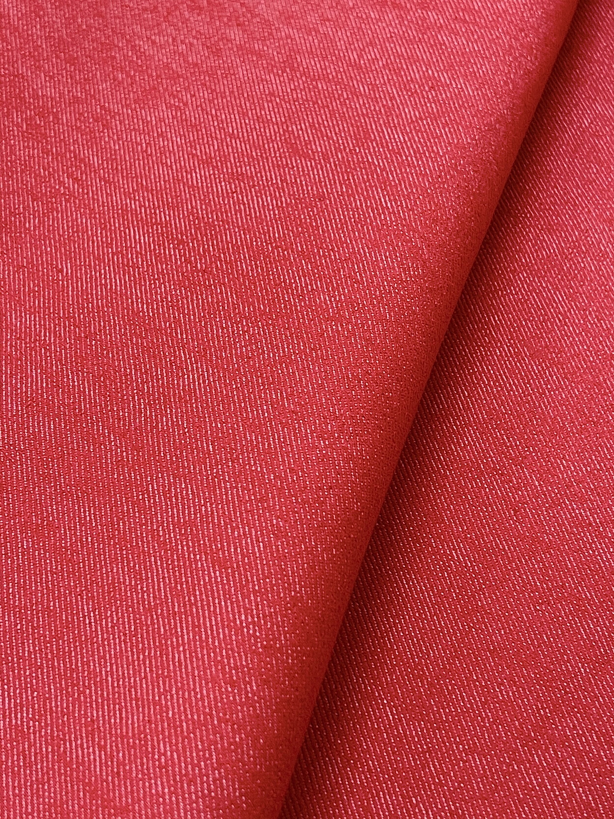 Denim Fabric by The Metre Stretch Colorful Cotton Denim Fabric 150cm Wide  Sold by The Meter for Jeans Skirt Clothing HandmadeColorBig red   Amazoncomau Home