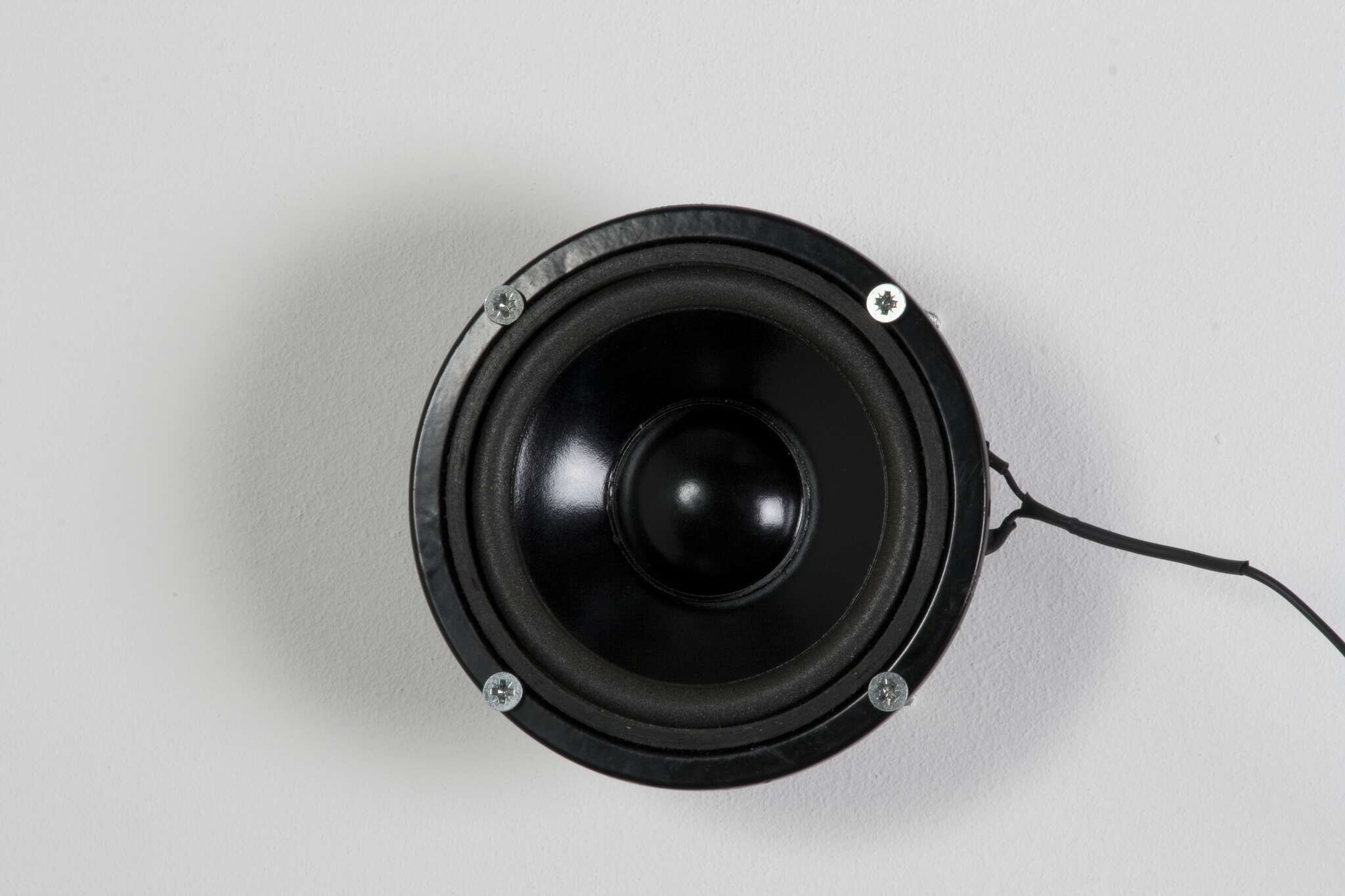  I want to touch you  Sound Installation | Length - 1:42 in loop. | 2007  With no amplifier, only when approaching, one can hear a voice from the mic. The only way to clearly hear the piece is by becoming part of it. 
