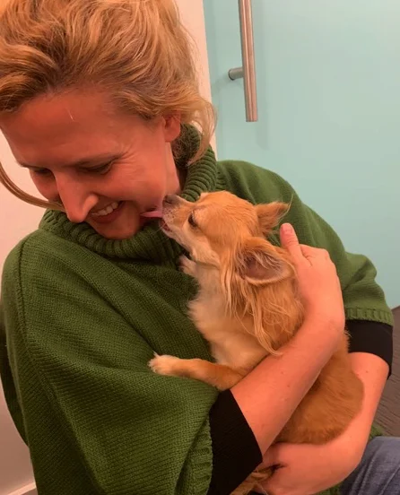 Happy Dog and Owner Bowen Therapy Eastern Suburbs Sydney