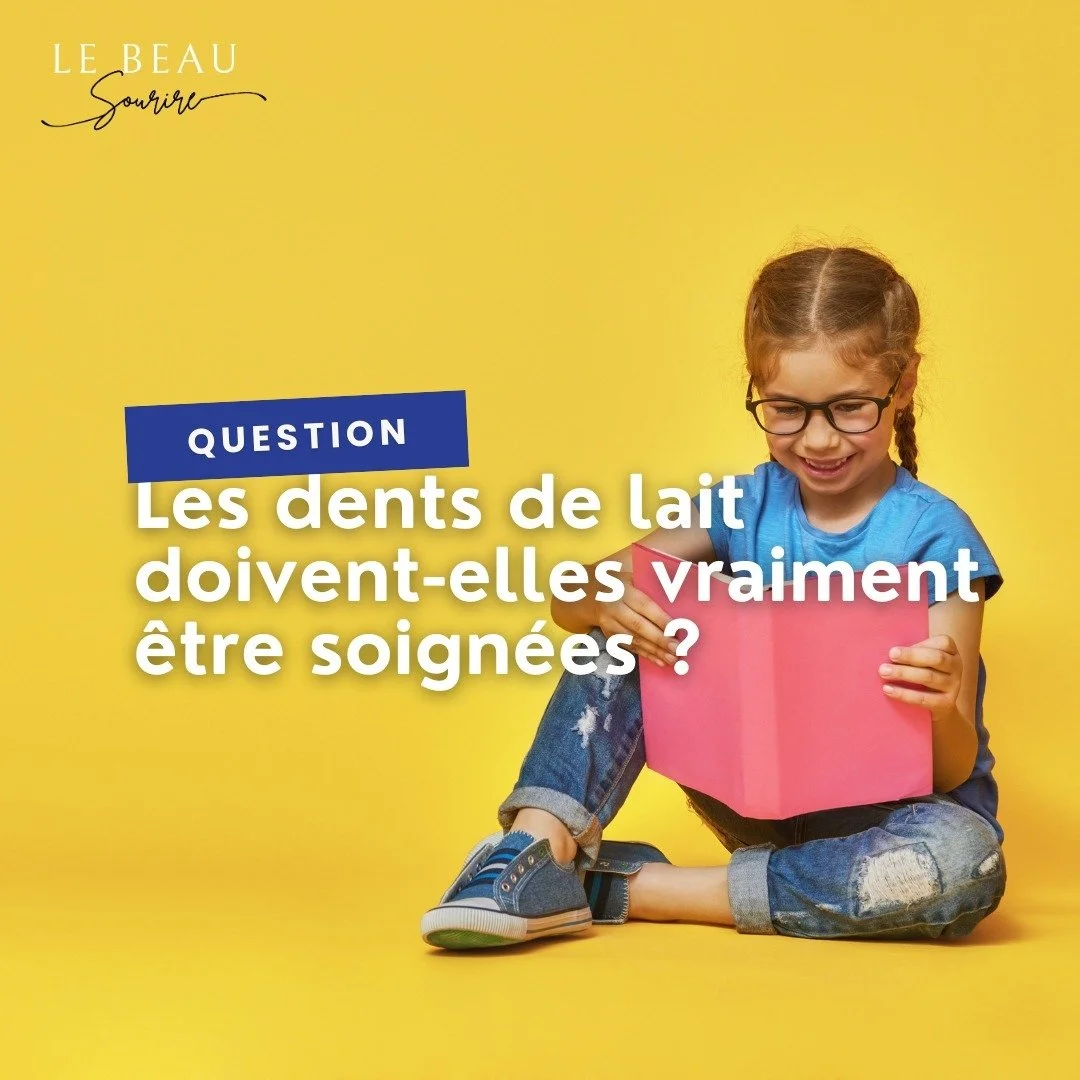 Les dents de lait doivent-elles vraiment être soignées ? 🦷🍼
Oui, les dents de lait jouent un rôle essentiel dans le développement de l’enfant. Elles préparent l’espace pour les dents définitives
